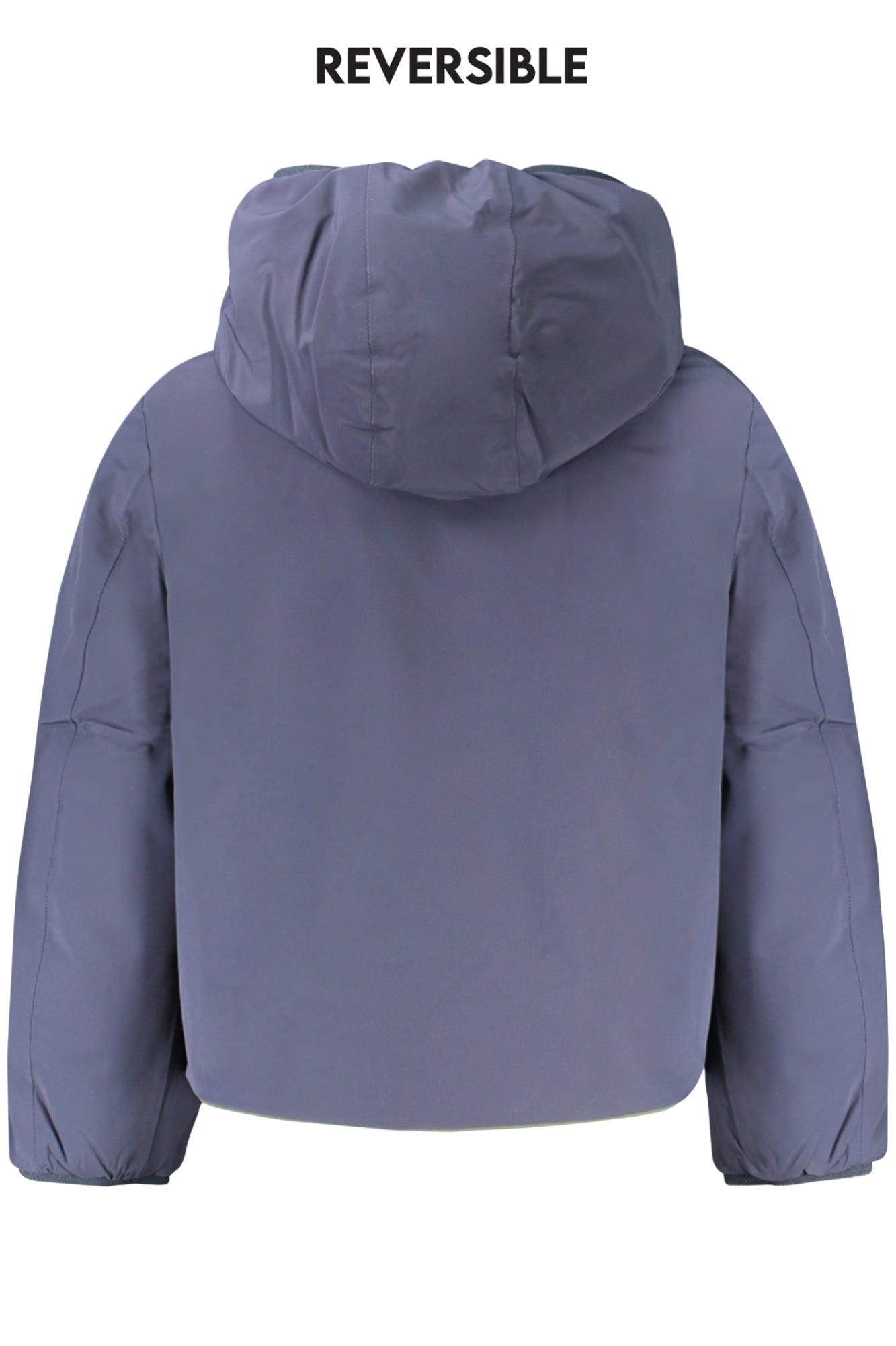 K71337WPJACKST_BLAG5 – Wendbare Kinderjacke Blau/Grün mit Kapuze – Vielseitiger Look – Größe: 14A, 8A, 10A, 12A, 4A, 6A – Farbe: Blu