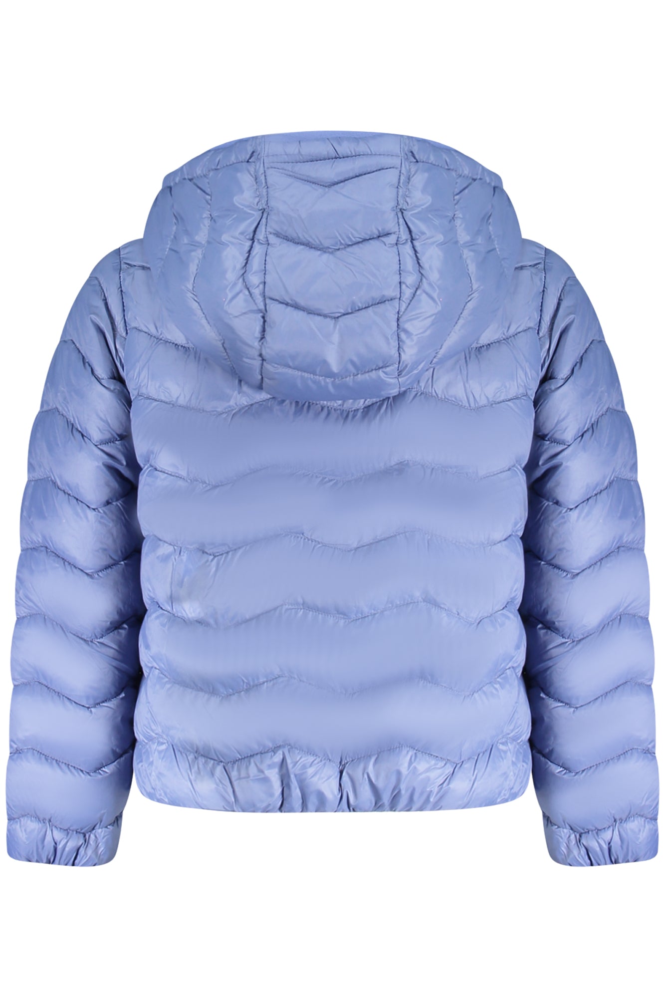 K6116FWPJACK_BLP35 – Blaue Kinderjacke mit Kapuze und Reißverschluss aus recyceltem Material – Größe: 12A, 10A, 14A, 16A, 8A, 4A, 6A – Farbe: Blu