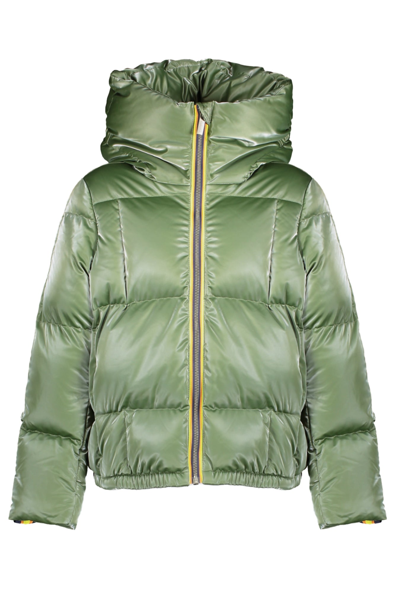 K7121UWPESONNE_VEAJU – Grüne Kinderjacke mit Kapuze & Taschen - Stylisch & Funktional – Größe: 14A – Farbe: Verde