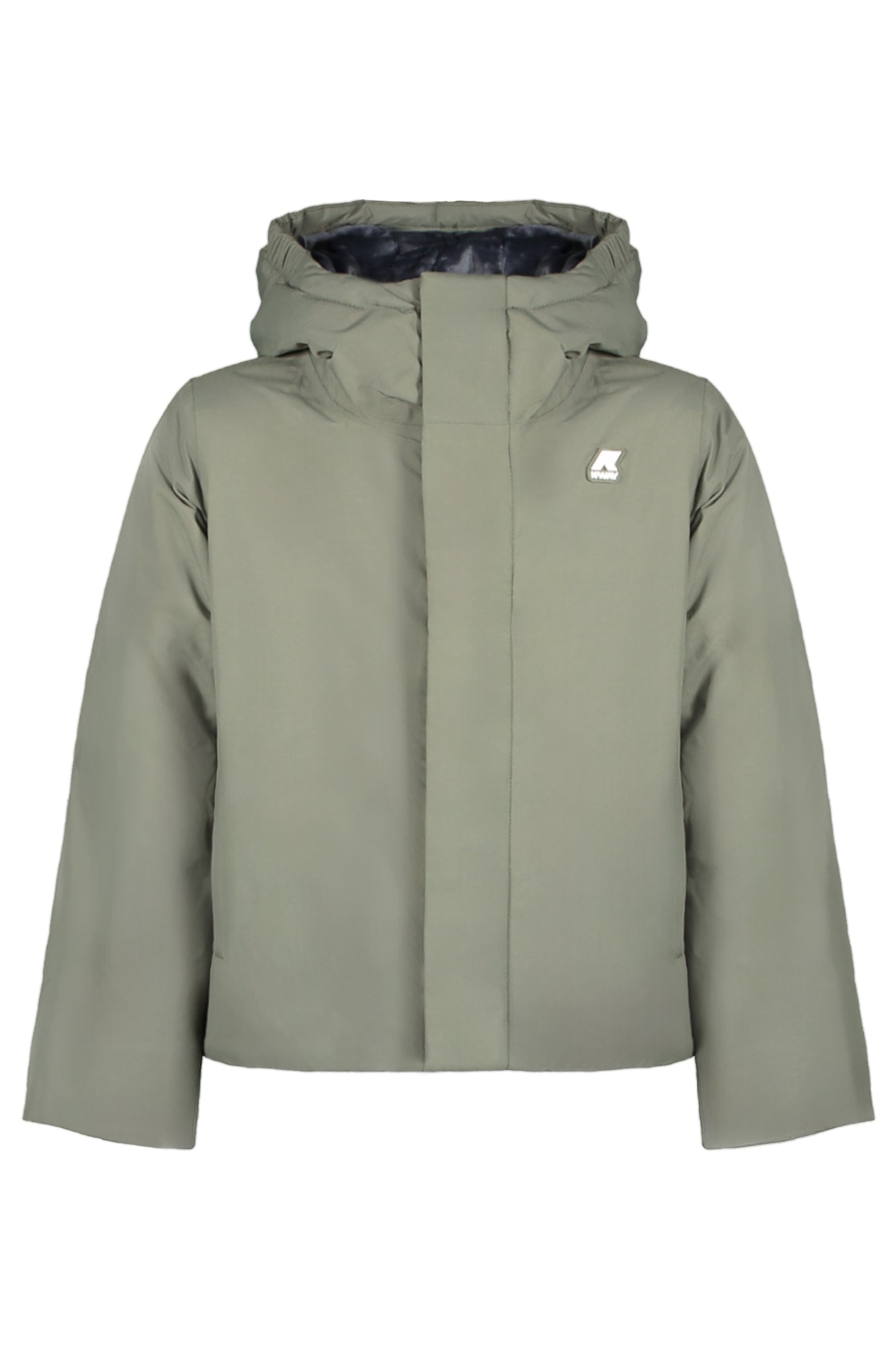 K5114XWPJACK_VEAL7 – Grüne Kinderjacke mit Kapuze und Murmeltier-Applikation entdecken – Größe: 4A, 6A, 3A – Farbe: Verde