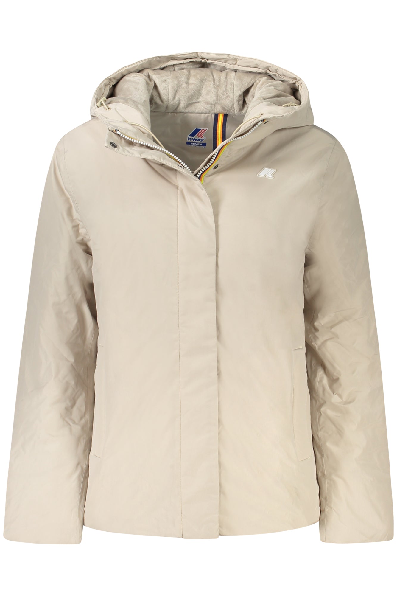 K71324WLILSOFTTOUCHMARMOTTA_BEATY – Beige Damenjacke mit Kapuze: Stilvoll & funktional bei jedem Wetter – Größe: XS, S, M, L, XL – Farbe: Beige