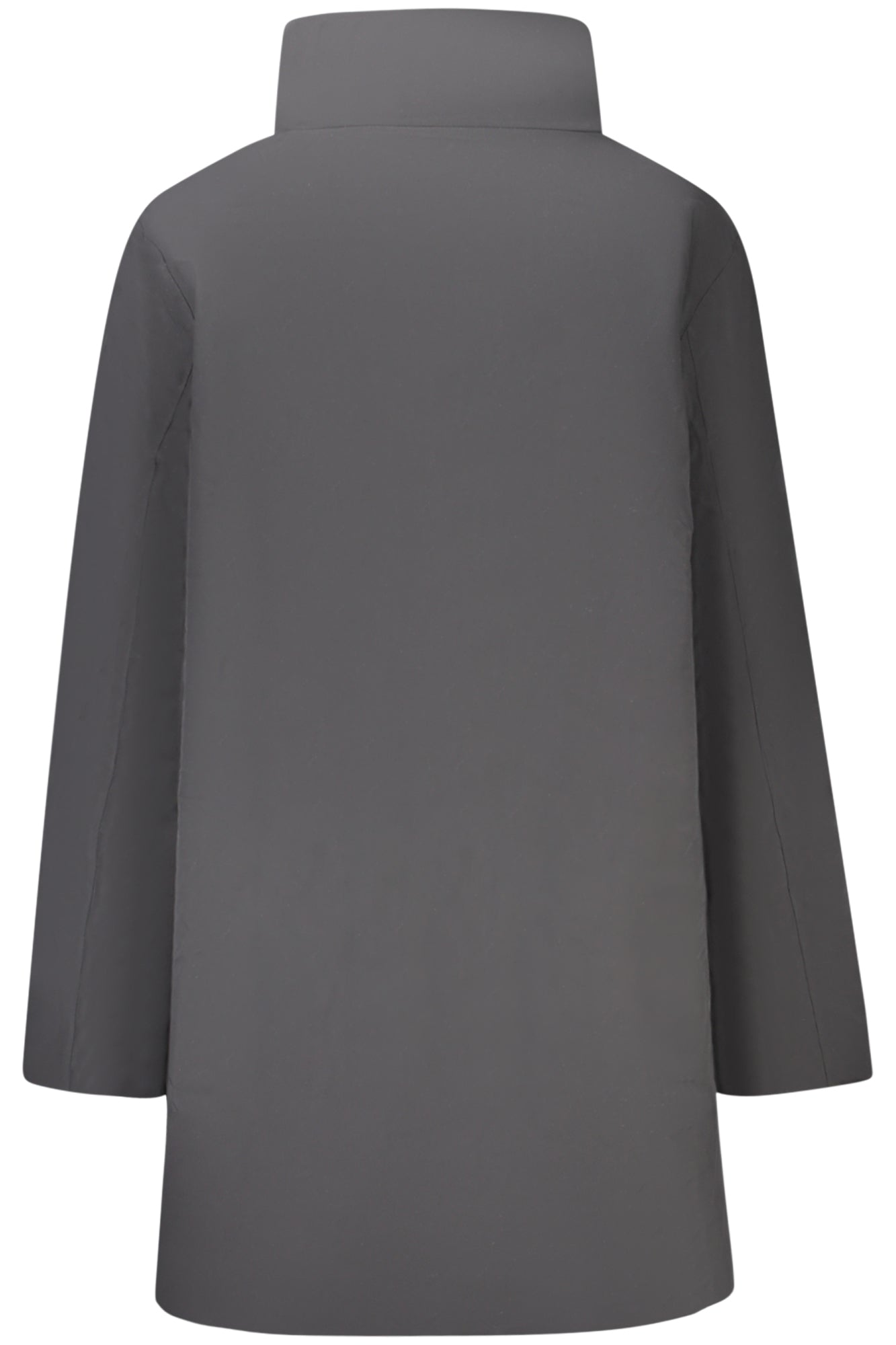 K7125LWMARLASTWARM_NEUSY – Damenjacke Schwarz - Langer Mantel mit Abnehmbarer Kapuze & Taschen – Größe: XS, M, L – Farbe: Nero