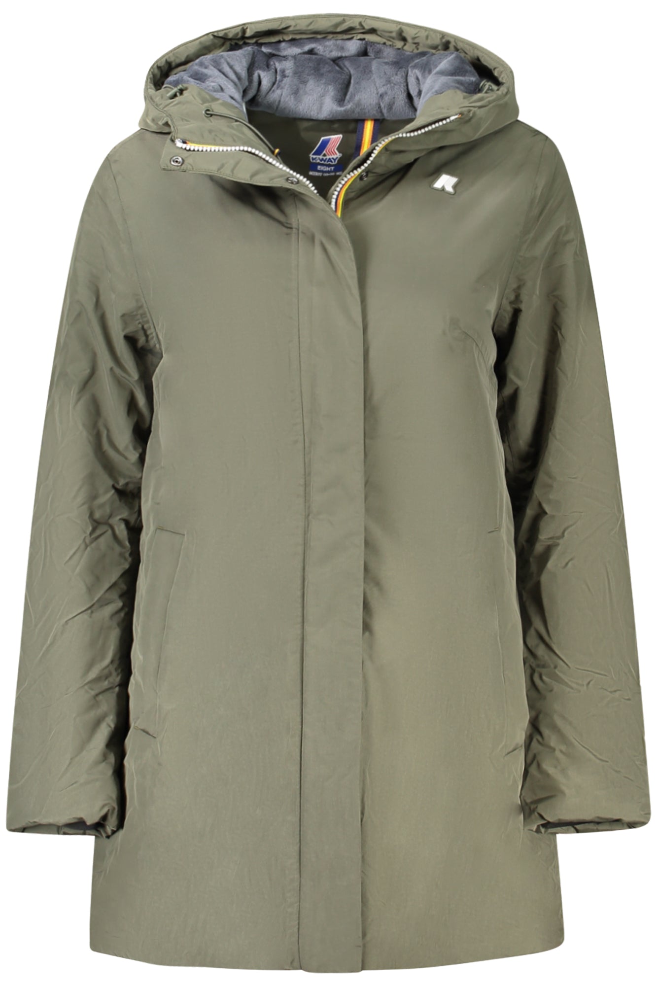 K71326WSOPHIESOFTTOUCHMARMOTTA_VEAL7 – Damenjacke Grün: Wetterfester Stil mit Kapuze und Taschen – Größe: XS, S, XL, M, L – Farbe: Verde