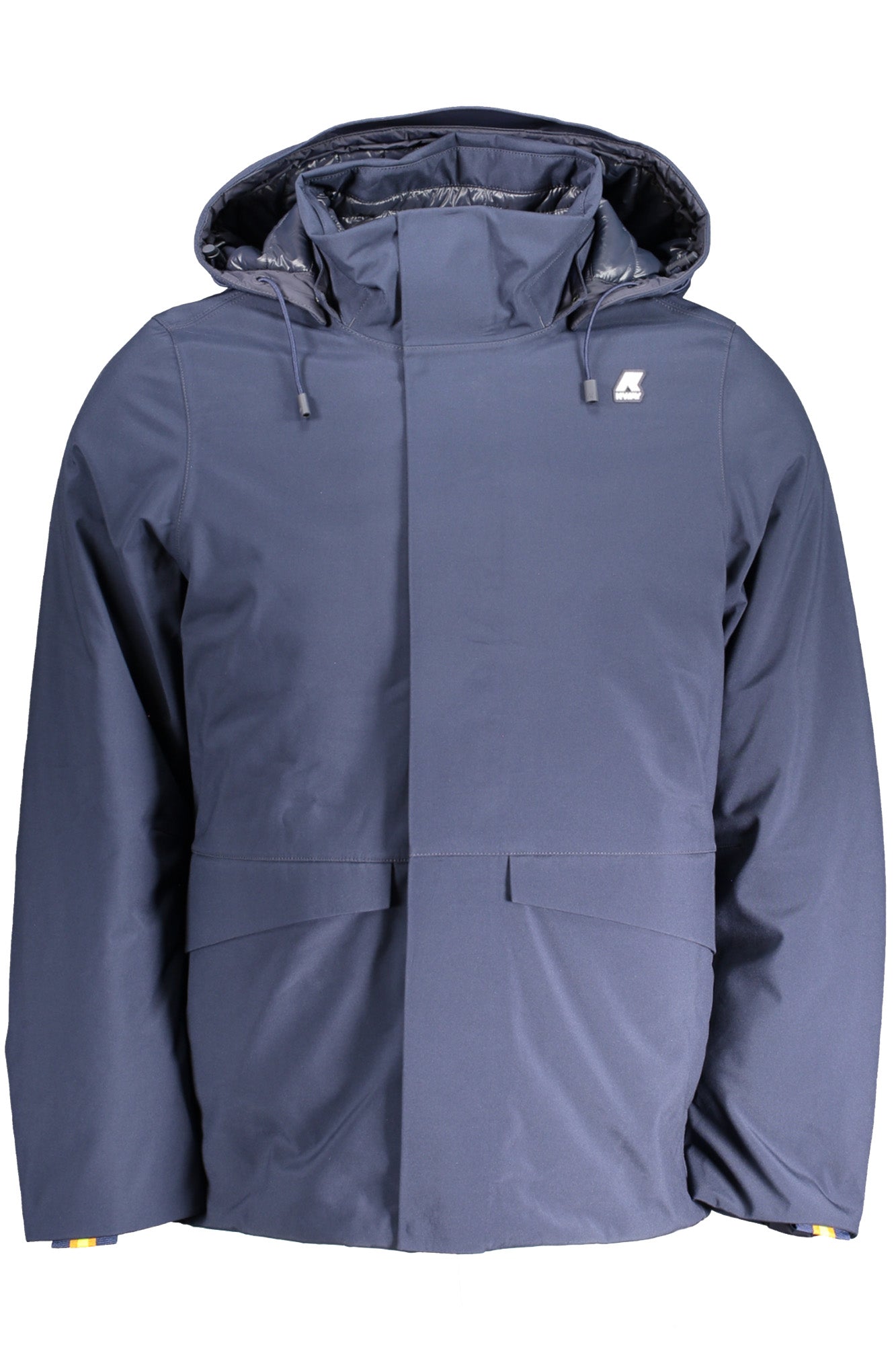 K41279WJACKEL_BLK89 – Herrenjacke Blau - Abnehmbare Kapuze, Gefüttert, Viel Stauraum – Größe: S, M, L – Farbe: Blu