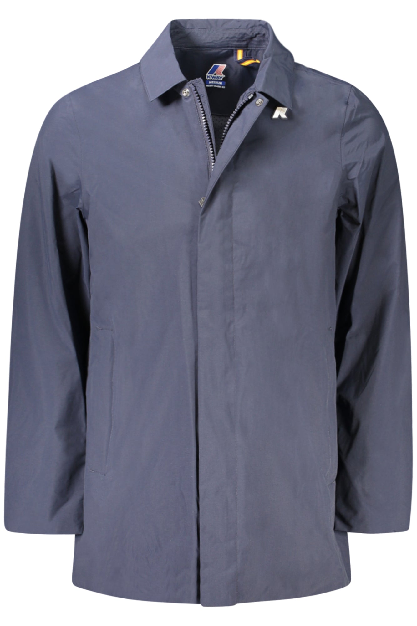 K1141RWBENNYECOOTTOMAN_BLK89 – Blaue Herrenjacke mit Taschen und Reißverschluss - Stilvoll & Praktisch – Größe: M, L, XL, 2XL, 3XL, S – Farbe: Blu