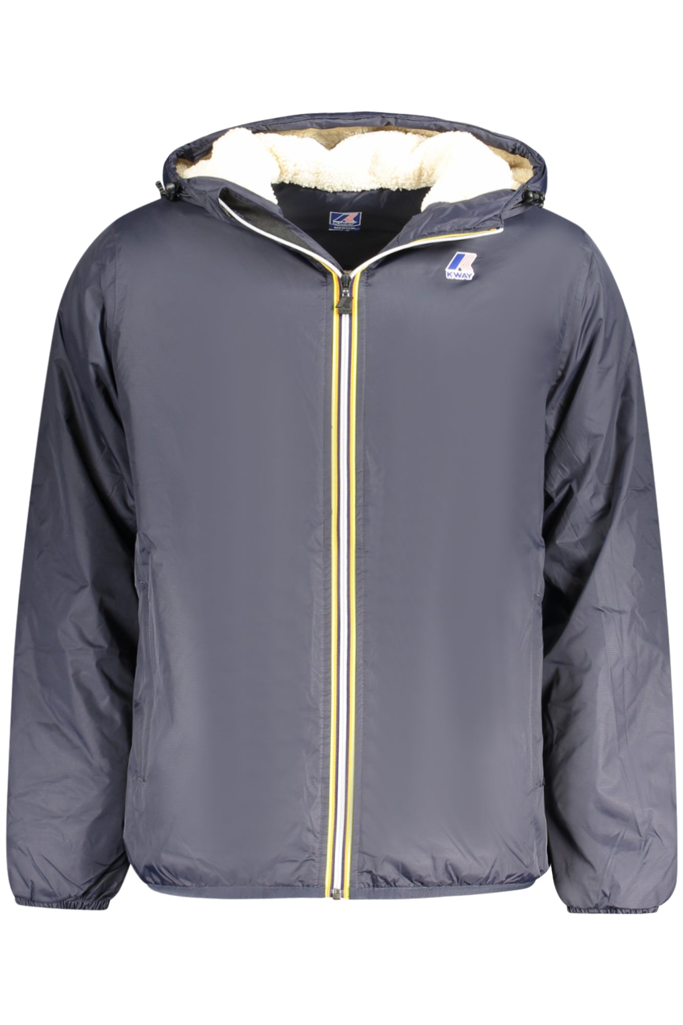 K3118TWLEVRAI3.0ORSETTO_BLK89 – Herrenjacke Blau mit Kapuze: Langärmlig, Teddyfutter & Taschen – Größe: XL, 2XL – Farbe: Blu