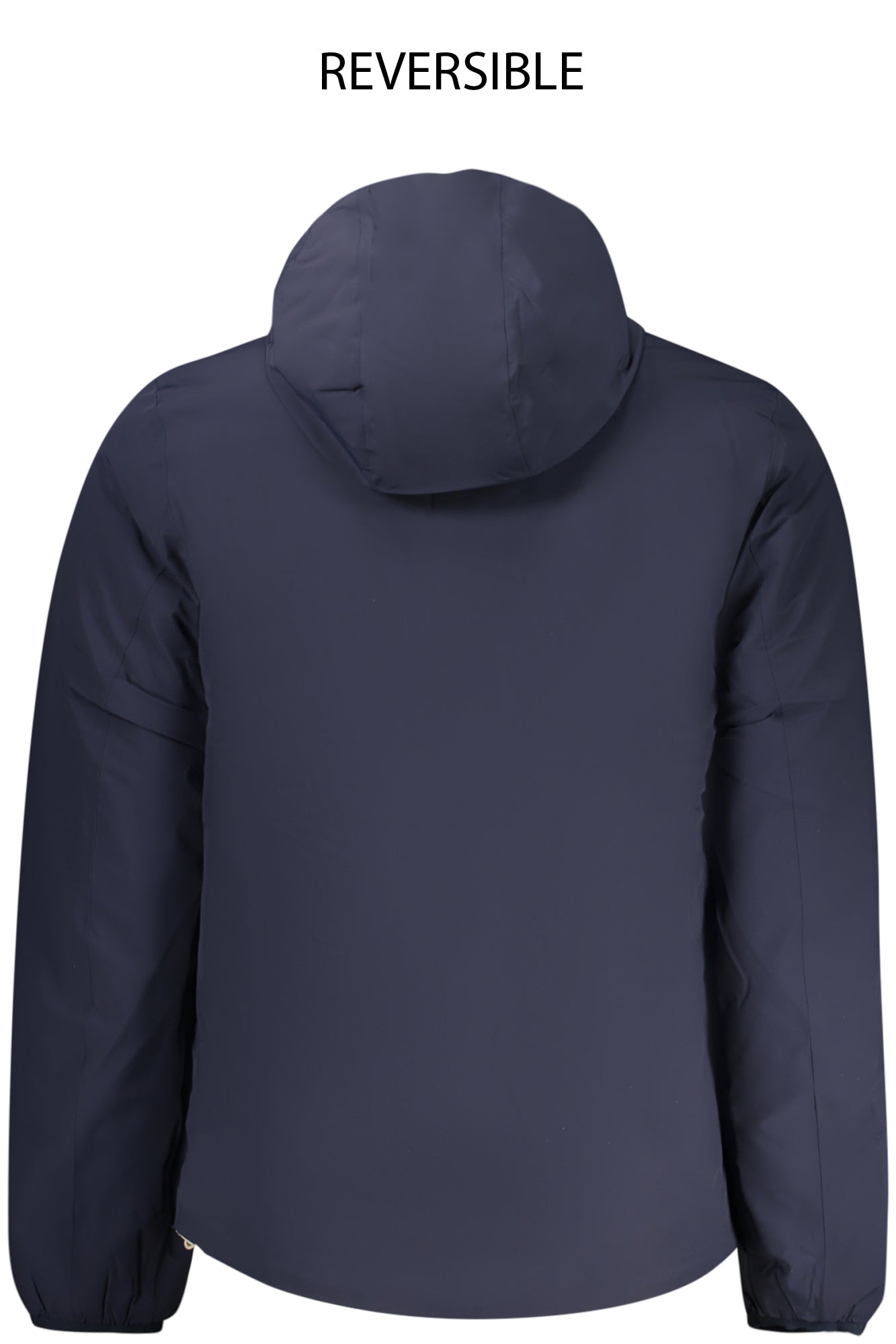 K6128VWJACKSTWARMDOUBLE_BLBBC – Wendbare Herrenjacke Blau/Beige - Stilvoll & Funktionell mit Kapuze – Größe: S, M, XL, 2XL, L – Farbe: Blu