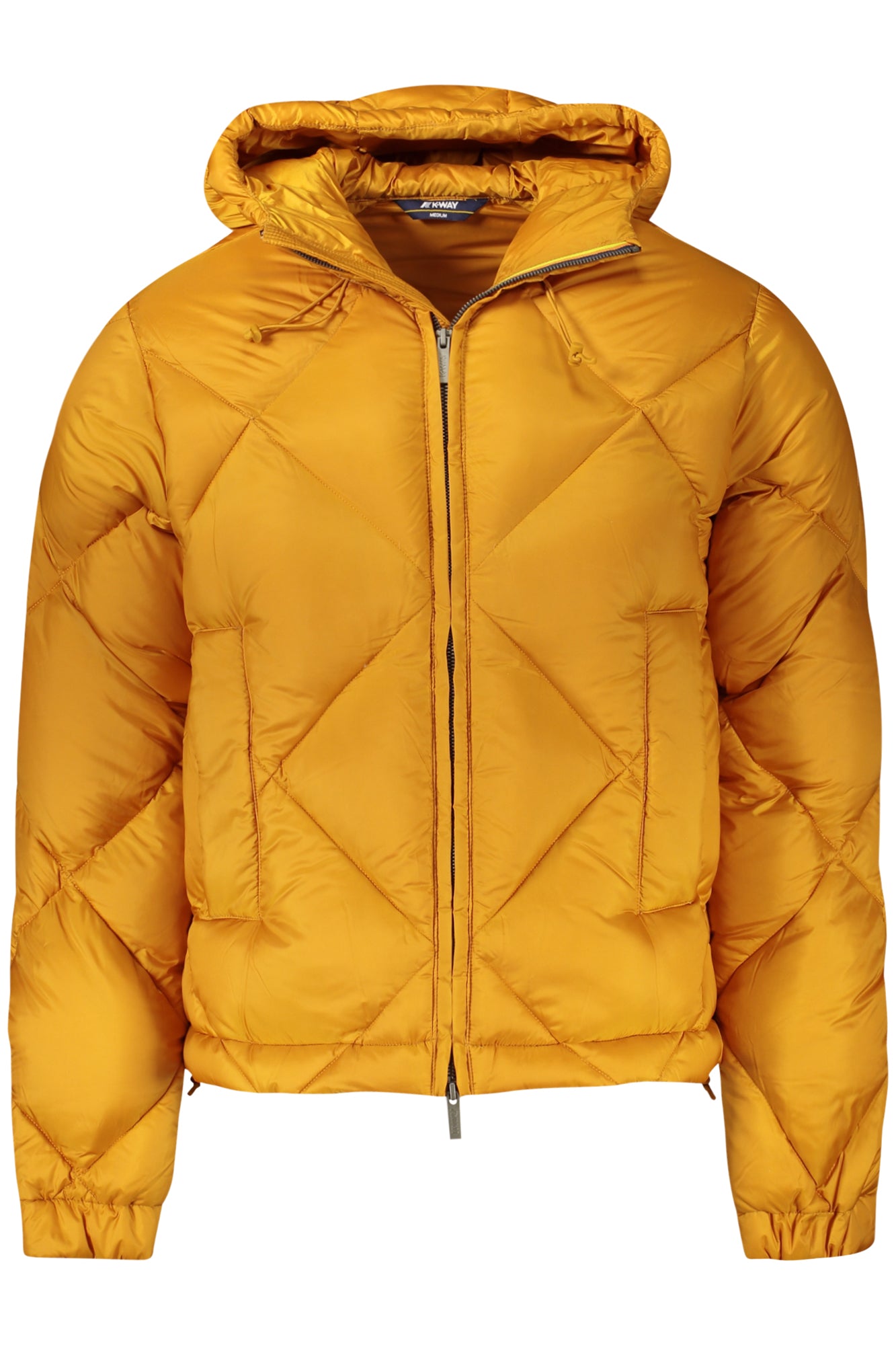 K8136FWQUILLSUPERRLIGHTTHERM_GIARA – Herrenjacke Gelb mit Kapuze, Taschen & Reißverschluss - Stil & Komfort – Größe: M, L, XL – Farbe: Giallo