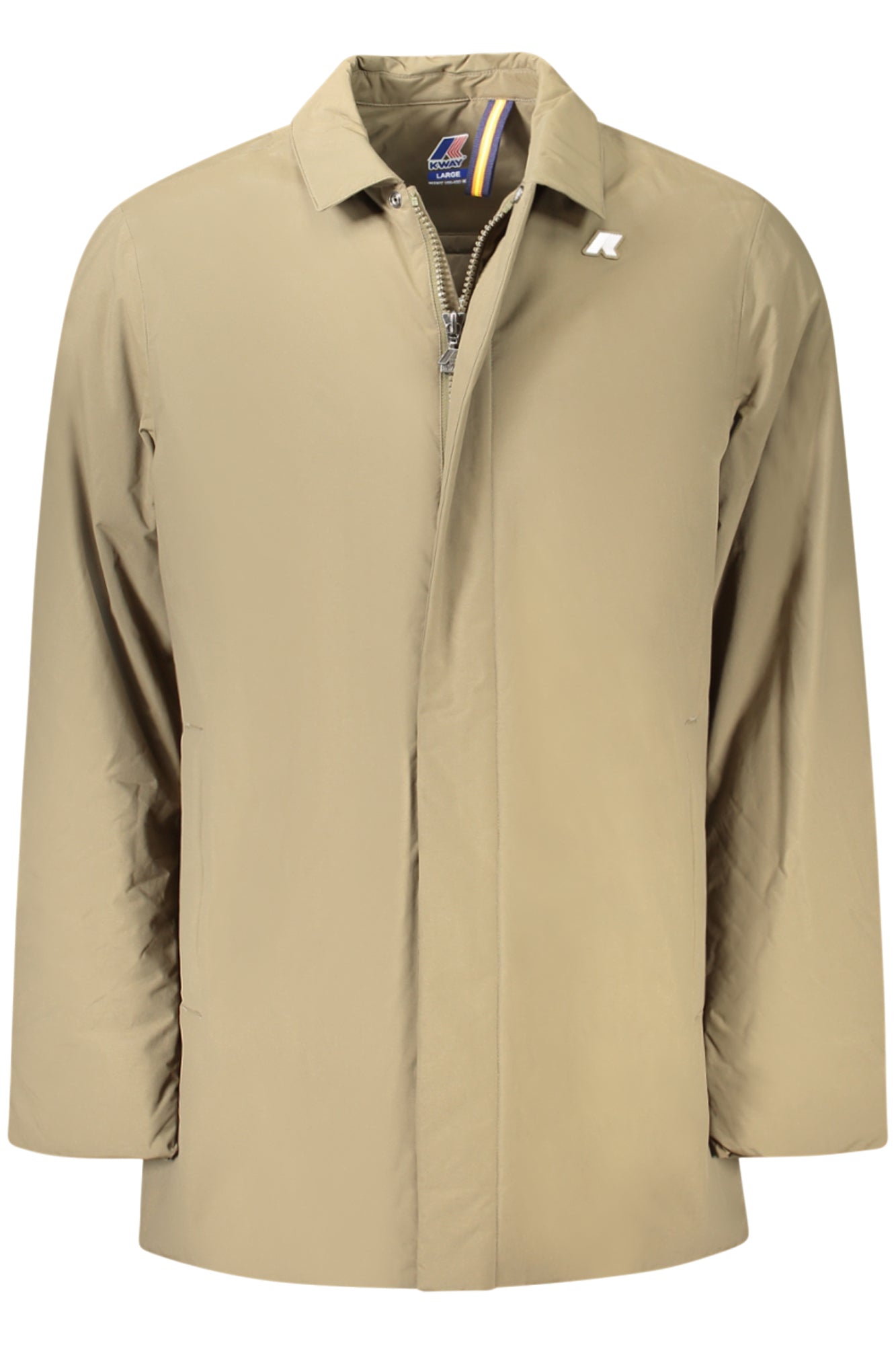 K31355WBENNYWARMOTTOMAN_MAWMW – Gepolsterte Herrenjacke braun mit Taschen und Reißverschluss – Größe: XL, 2XL, M, L – Farbe: Marrone