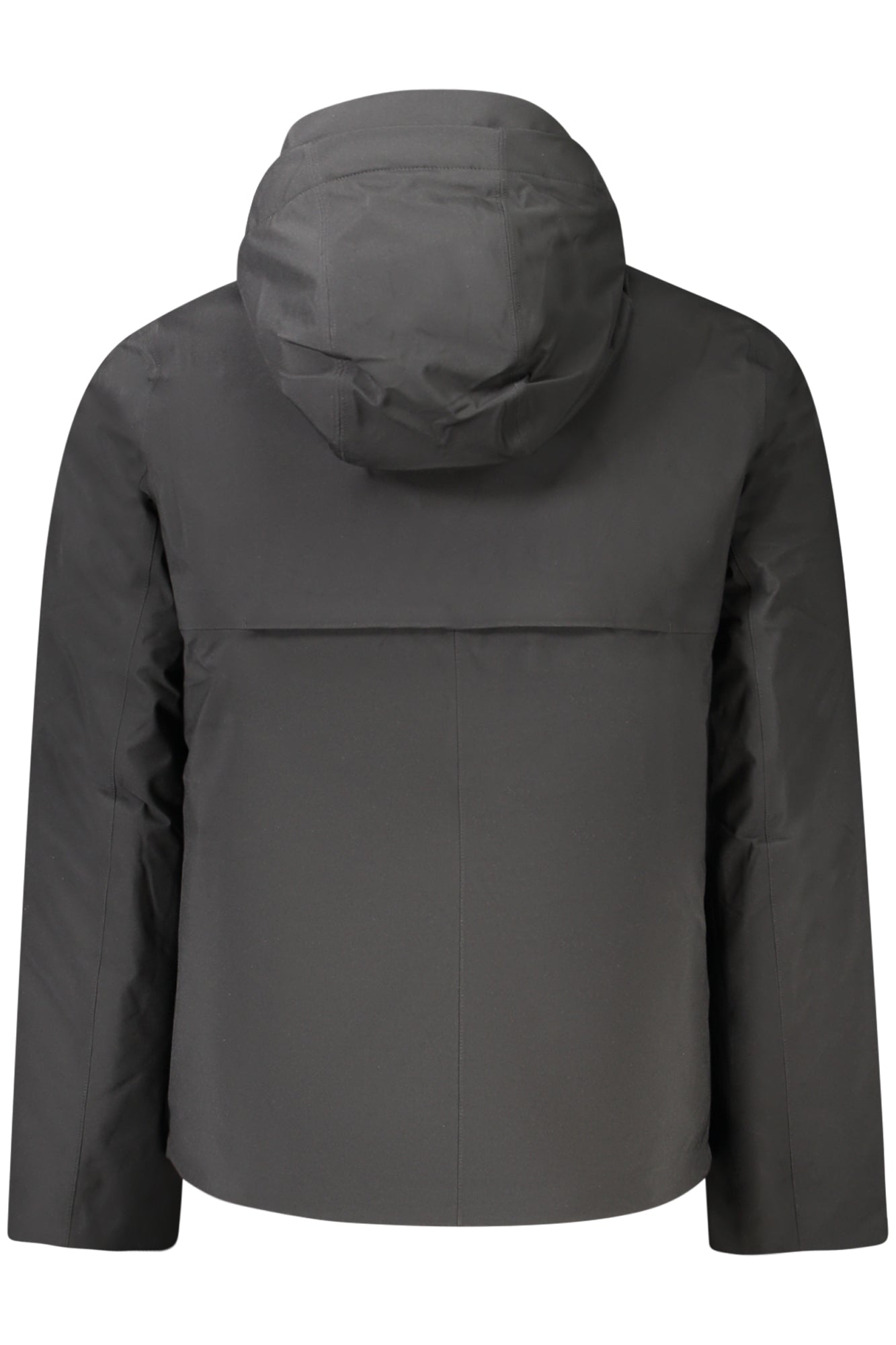 K7132BWJACKENBONDEDPADDED_NEAT0 – Herrenjacke Schwarz: Kapuze, doppelt wattiert, viele Taschen – Größe: S, M, L, XL – Farbe: Nero