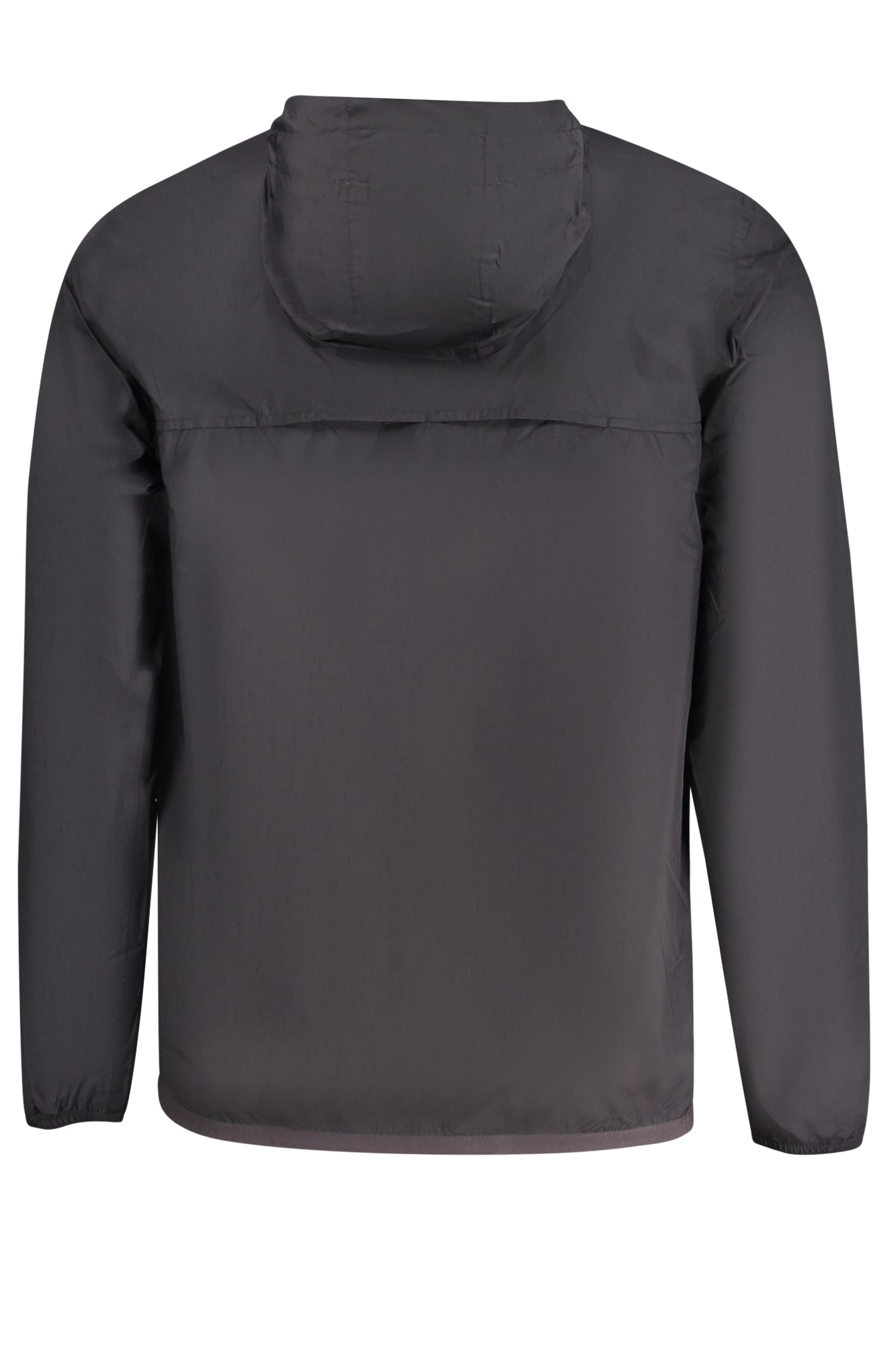K2123ZWLEVRAI40CLAUDE_NEUSY – Wasserdichte schwarze Herrenjacke mit Kapuze und Kontrastdetails – Größe: S, M, L, XL, 2XL – Farbe: Nero
