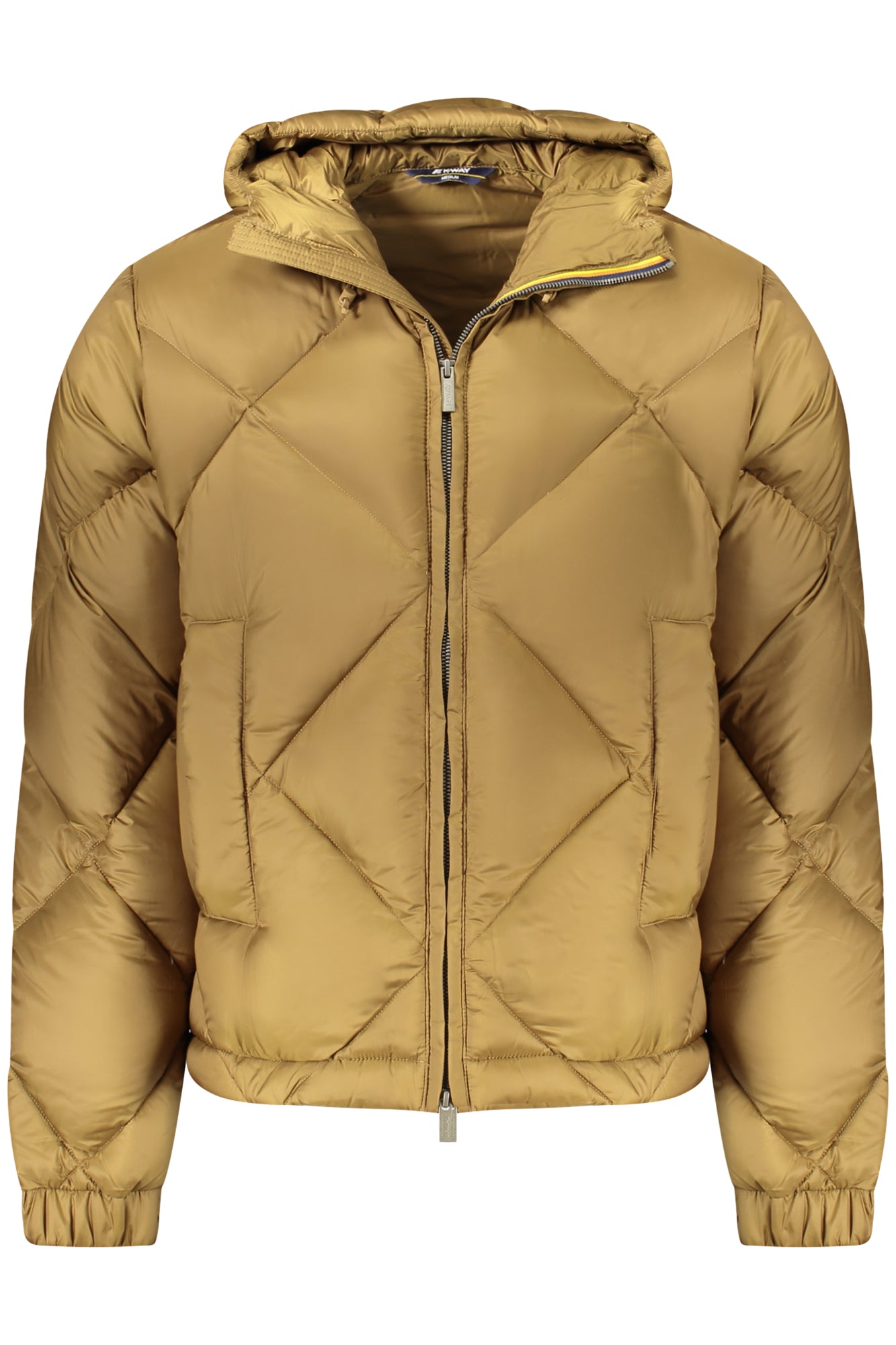 K8136FWQUILLSUPERRLIGHTTHERM_VEAR6 – Stylische grüne Herrenjacke mit Kapuze & Kontrastdetails – Größe: M, L, XL – Farbe: Verde
