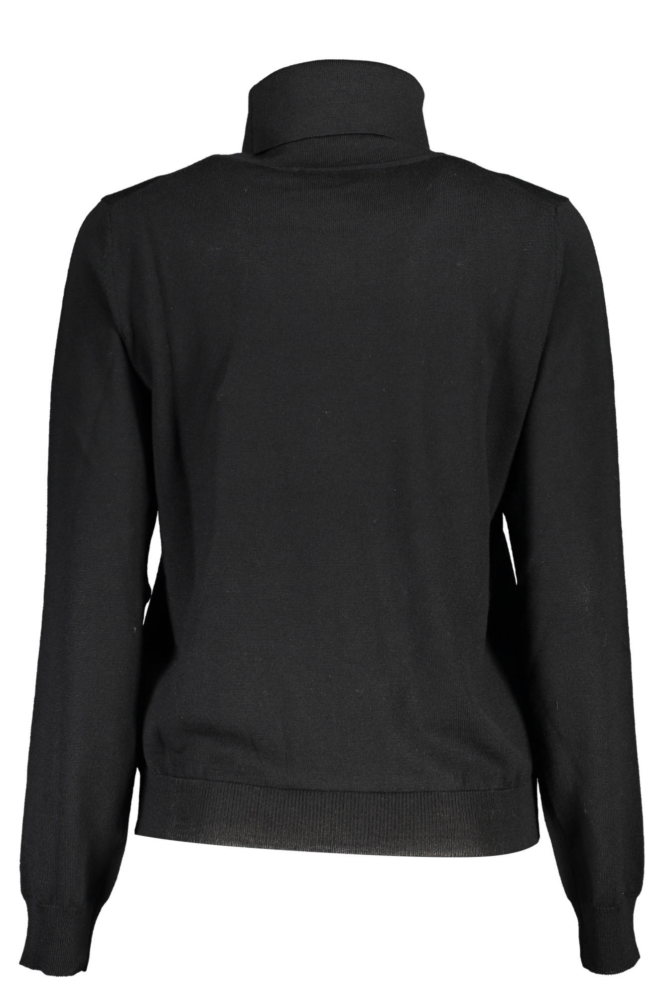 K2117JW_NERO_USY-BLACK – Stylischer Damen Rollkragenpullover in Schwarz - Perfekt für jeden Anlass – Größe: XS – Farbe: Nero