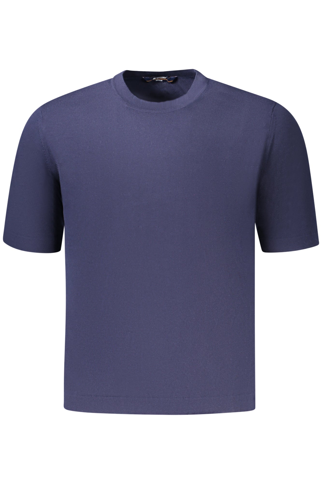 K4126SWCOMBE_BLK89 – Blauer Herrenpullover: T-Shirt mit Rundhals & kurzen Ärmeln – Größe: S, L, XL, M – Farbe: Blu
