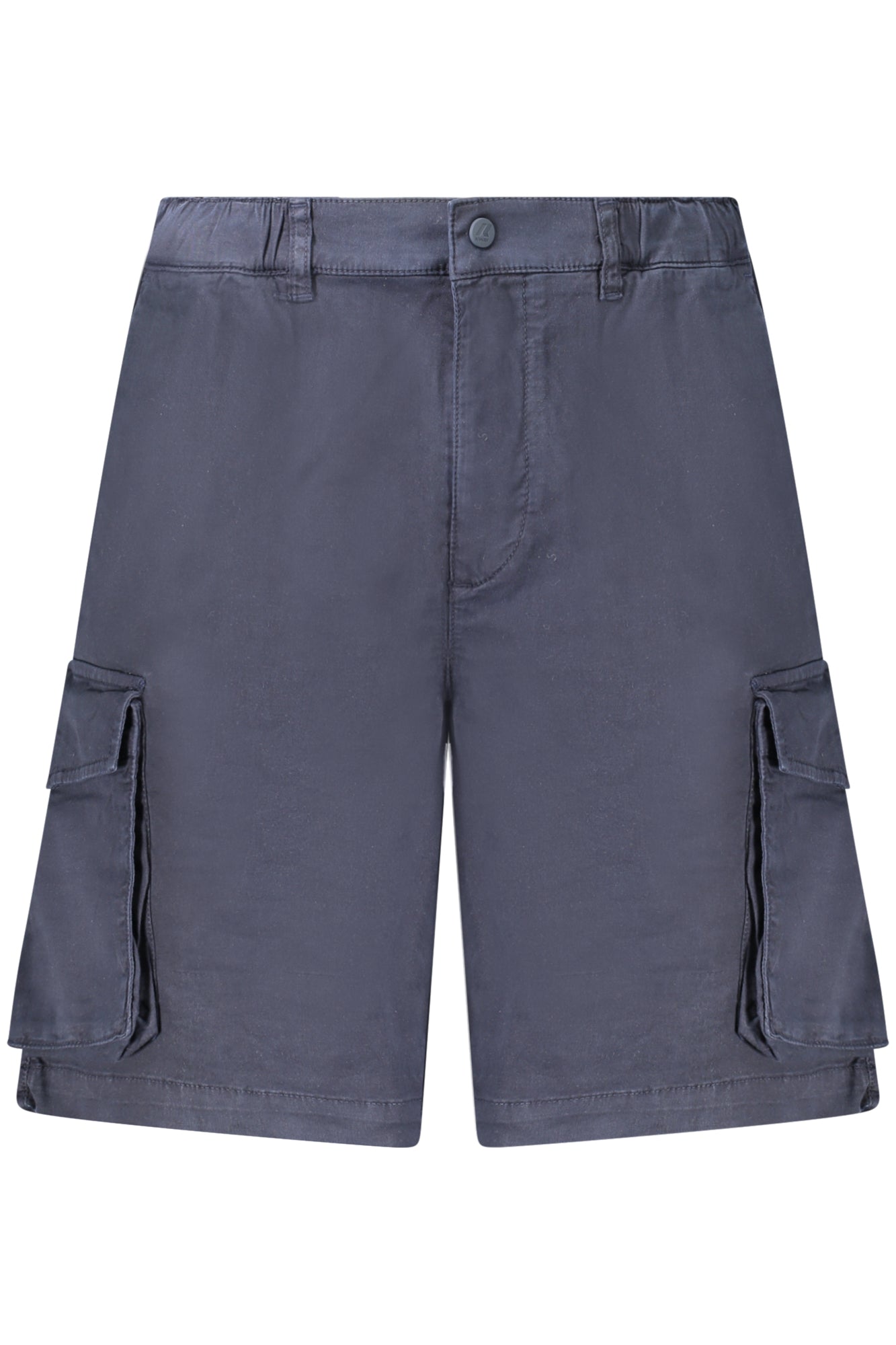 K21374WDAVON_BLK89 – Blaue Herren Bermudashorts mit Cargotaschen und elastischem Bund – Größe: M, L, XL – Farbe: Blu
