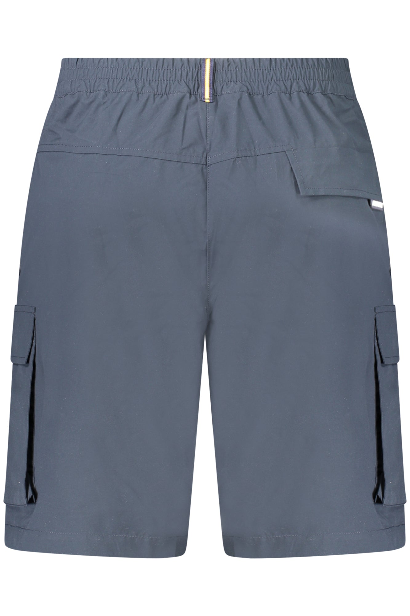 K8132BWBASTYEL_BLK89 – Blaue Herren-Bermuda-Shorts mit elastischem Bund und Taschen – Größe: S, M, L, XL, 2XL – Farbe: Blu