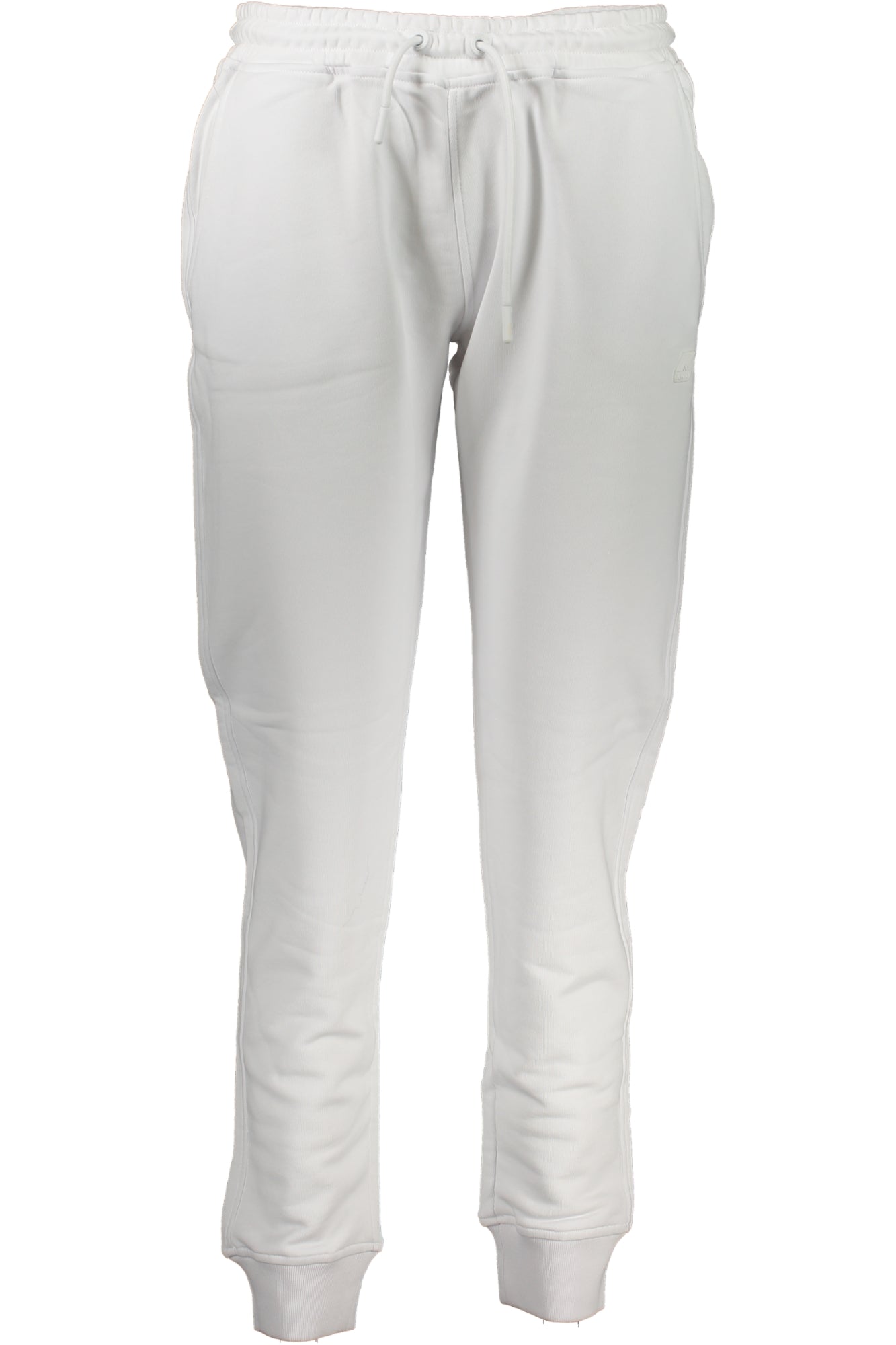 K7117XWGINEVRA_BI001 – Damen-Sporthose Weiß – Elastikbund, Kordelzug, Kontrastdetails – Größe: XS, S, M, XL – Farbe: Bianco