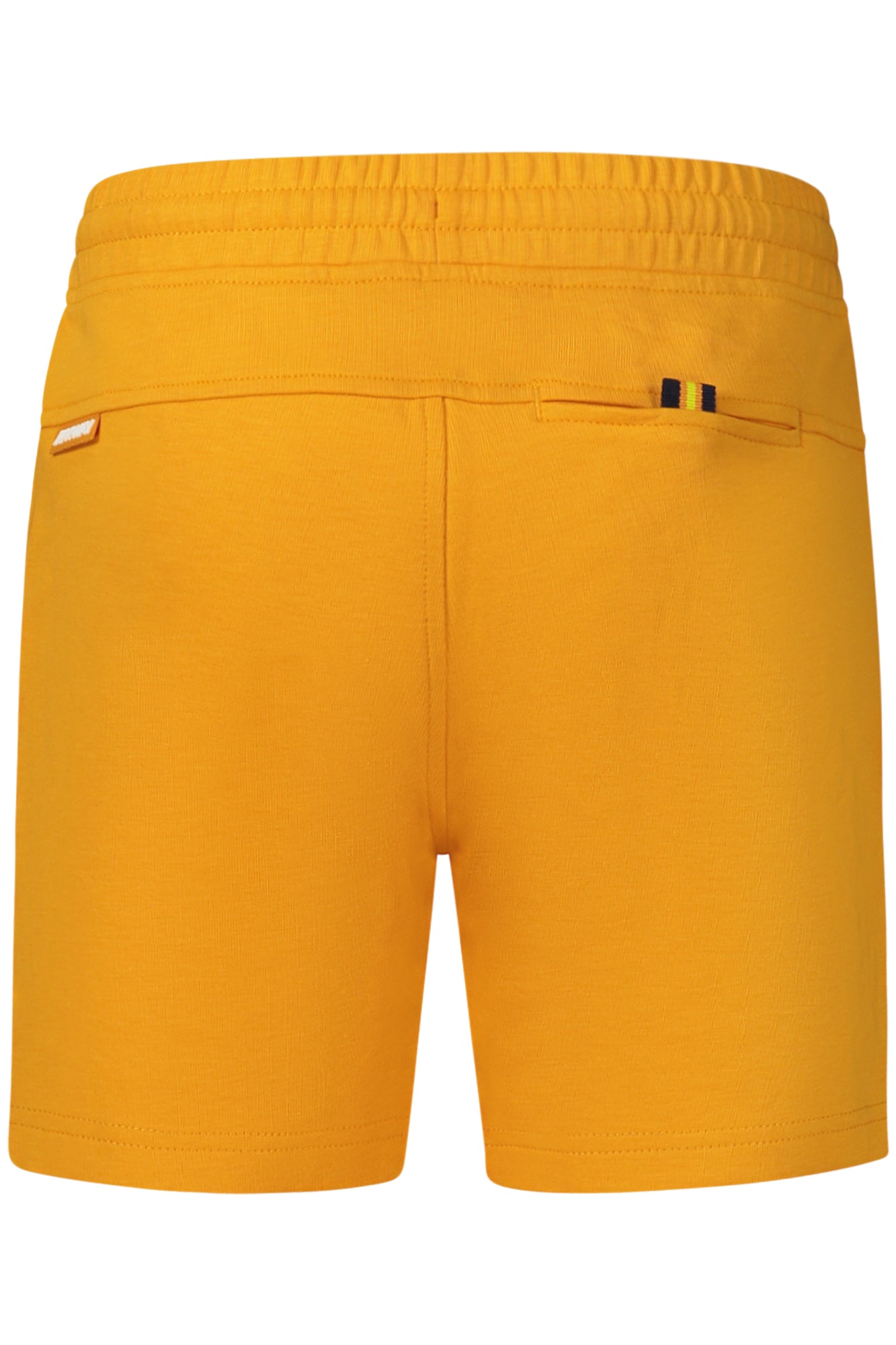 K3125RWPKENY_ARM30 – Kindershorts Orange: Elastischer Bund, 3 Taschen, Aufnäher-Details – Größe: 3A, 16A, 8A, 10A, 4A, 14A, 6A – Farbe: Arancione