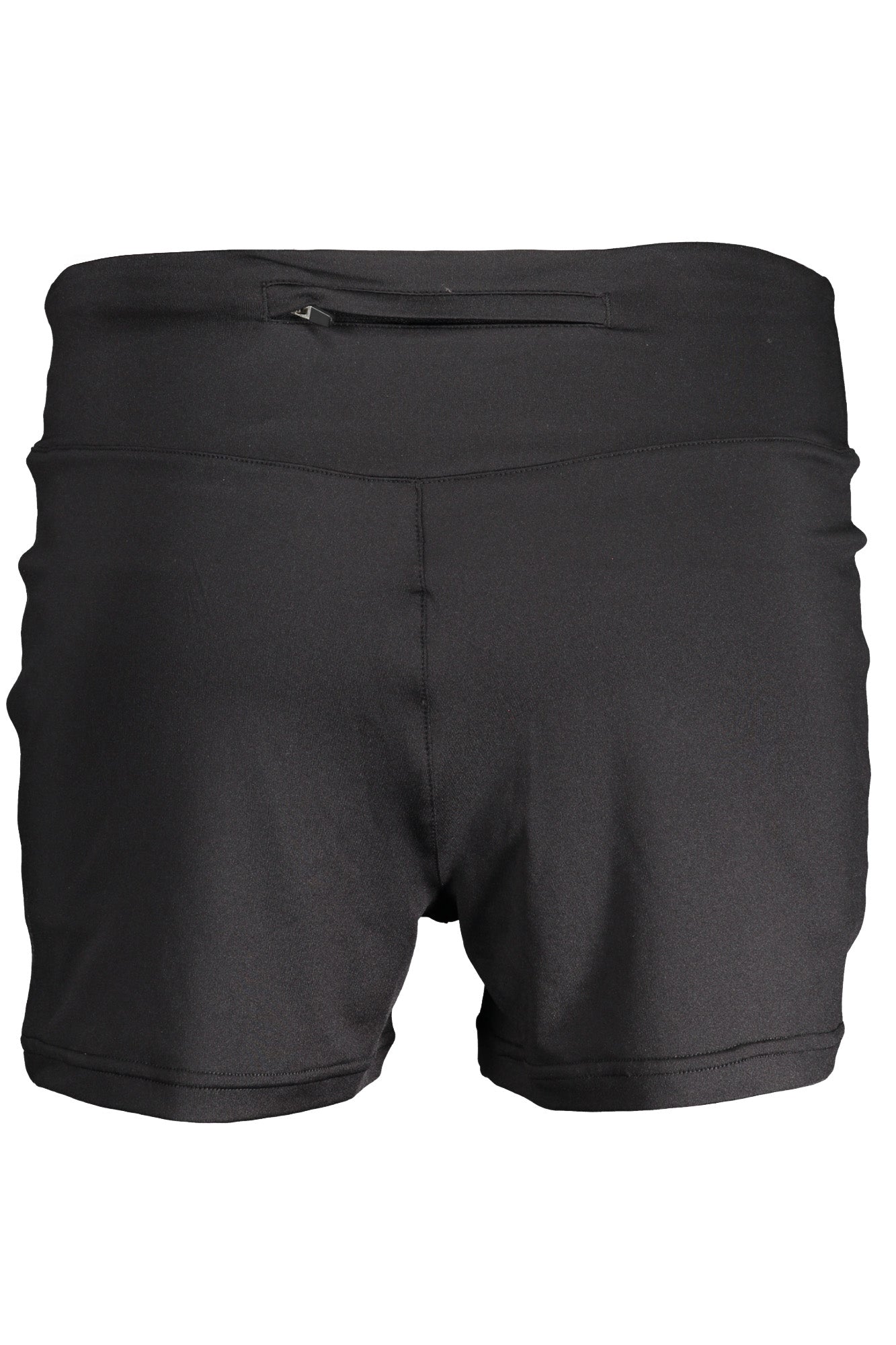 K71263WLIVSHORT_NEUSY – Kurze technische Damenhose in Schwarz mit Rückentasche & Reflexion – Größe: XL – Farbe: Nero