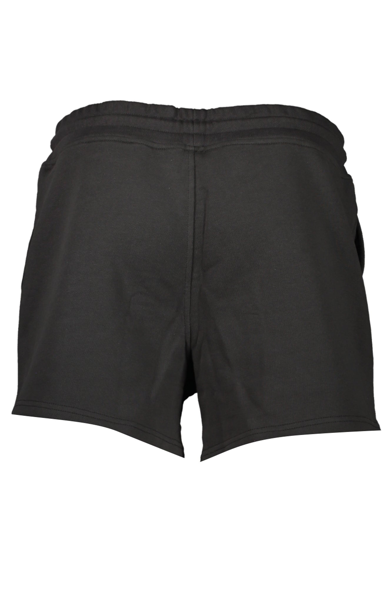 K71229WRIKA_NEUSY – Damen Kurze Sporthose Schwarz - Elastisch mit Taschen und Logo – Größe: S, M, L – Farbe: Nero