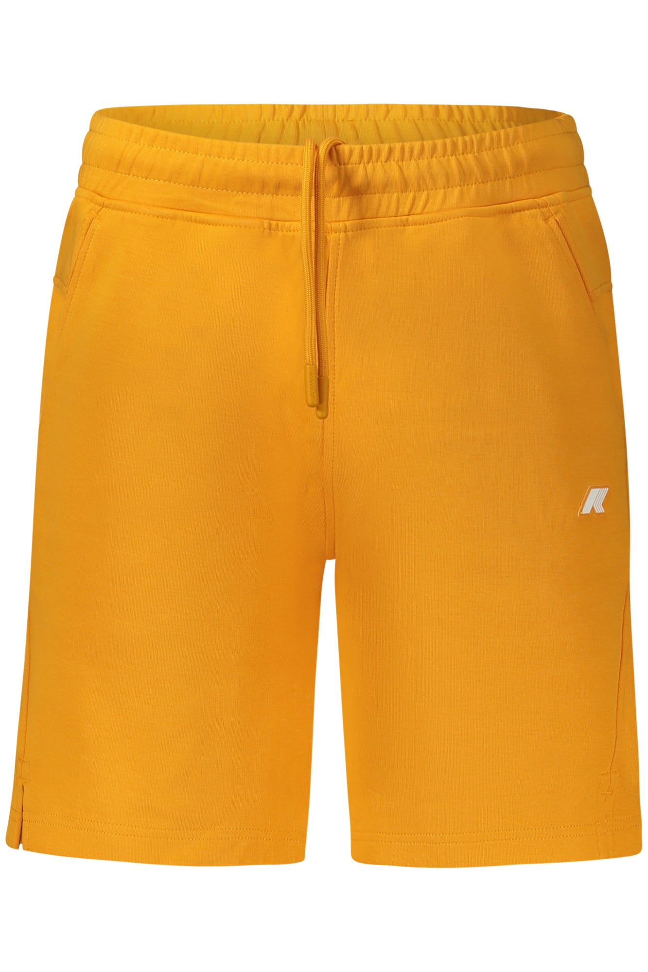 K2122XWKENY_ARM30 – Kurze Herren-Sporthose Orange mit Kordelzug und Kontrastdetails – Größe: S, L, XL, M – Farbe: Arancione
