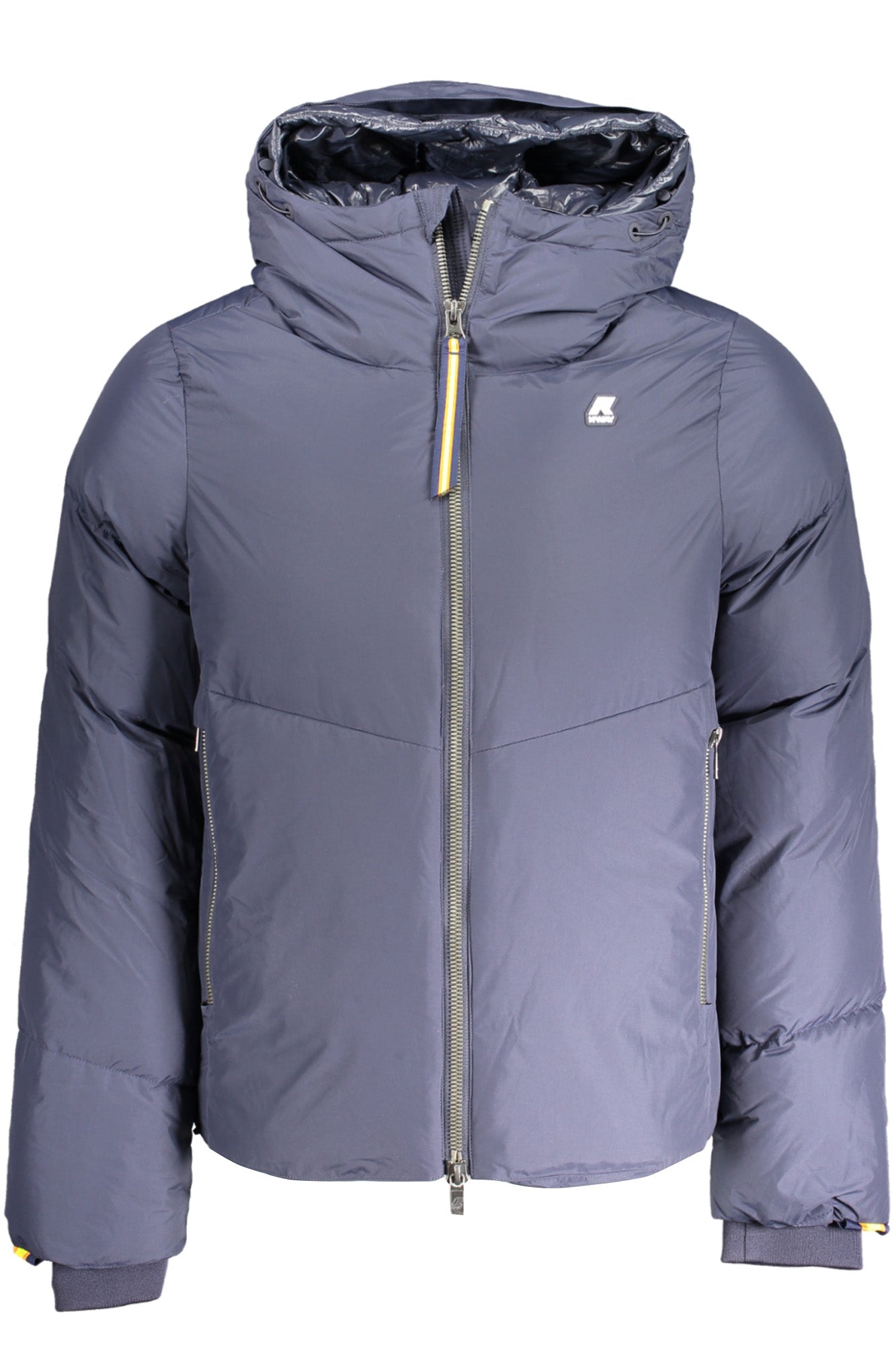 K4127GWHUGOL_BLAMX – Herren-Daunenjacke Blau mit Kapuze – Wärmend, Stilvoll, Funktional – Größe: S, M, L – Farbe: Blu