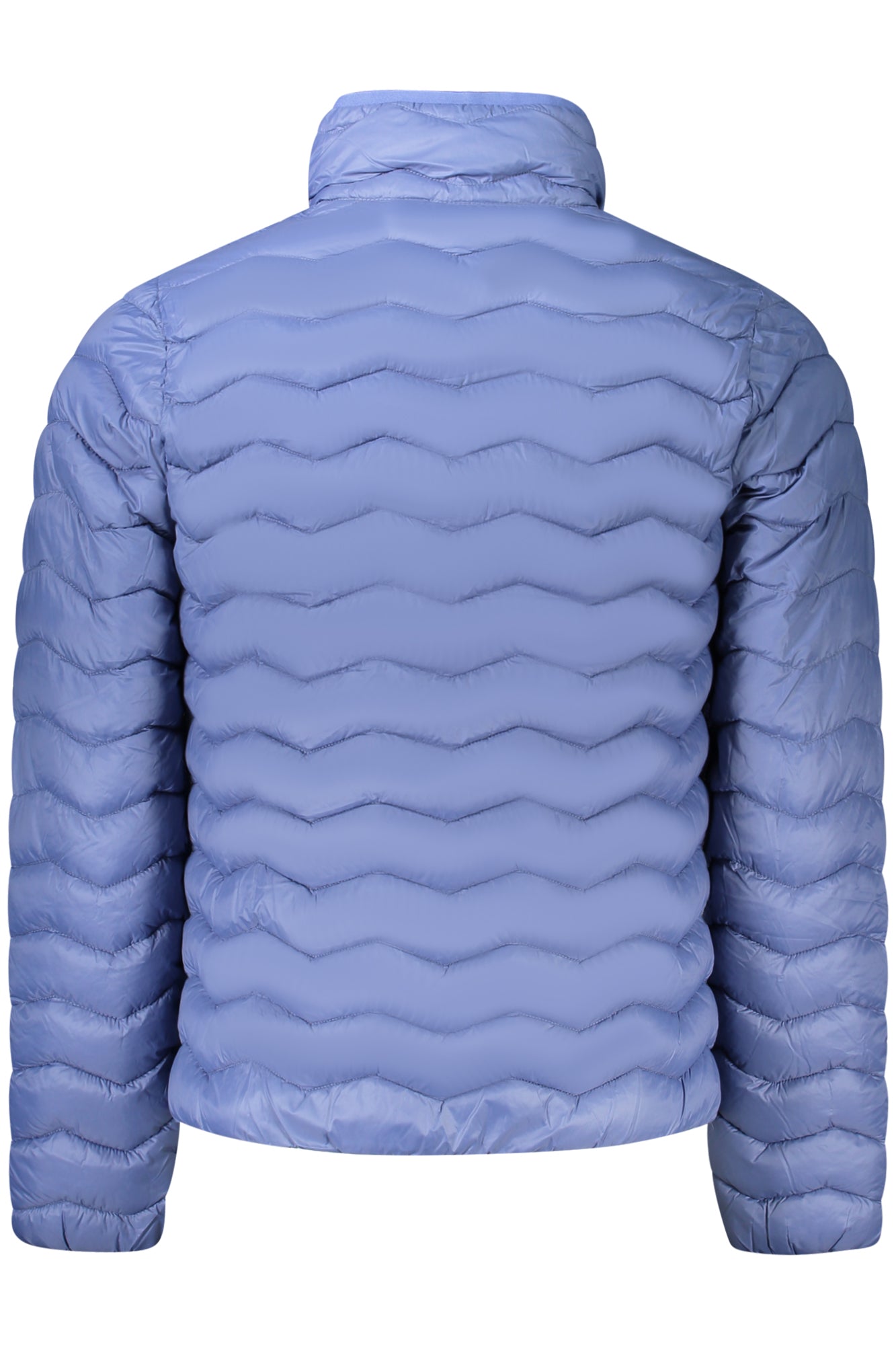 K6115GWVALENTINE_BLP35 – Blaue Herren-Daunenjacke: Öko-warm, mit Taschen & Applikation – Größe: L, XL, M – Farbe: Blu