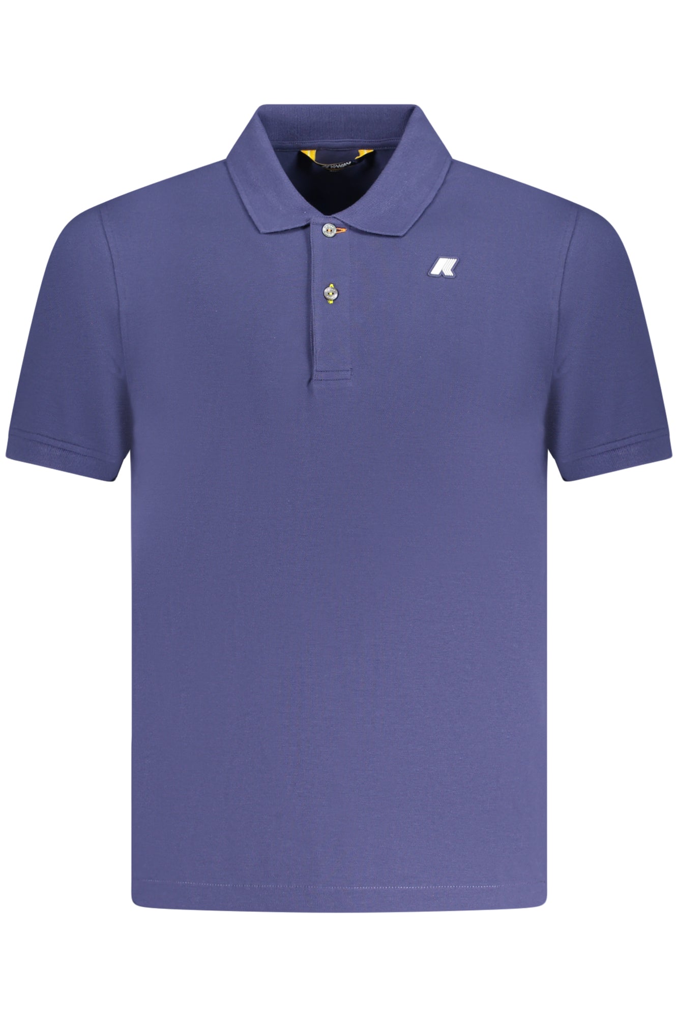 K1125CWVINNIEPIQUE_BL867 – Herren Polohemd Blau - Kurzärmelig, 2 Knöpfe, Applikation, Logo – Größe: S, M, L, XL, 2XL – Farbe: Blu