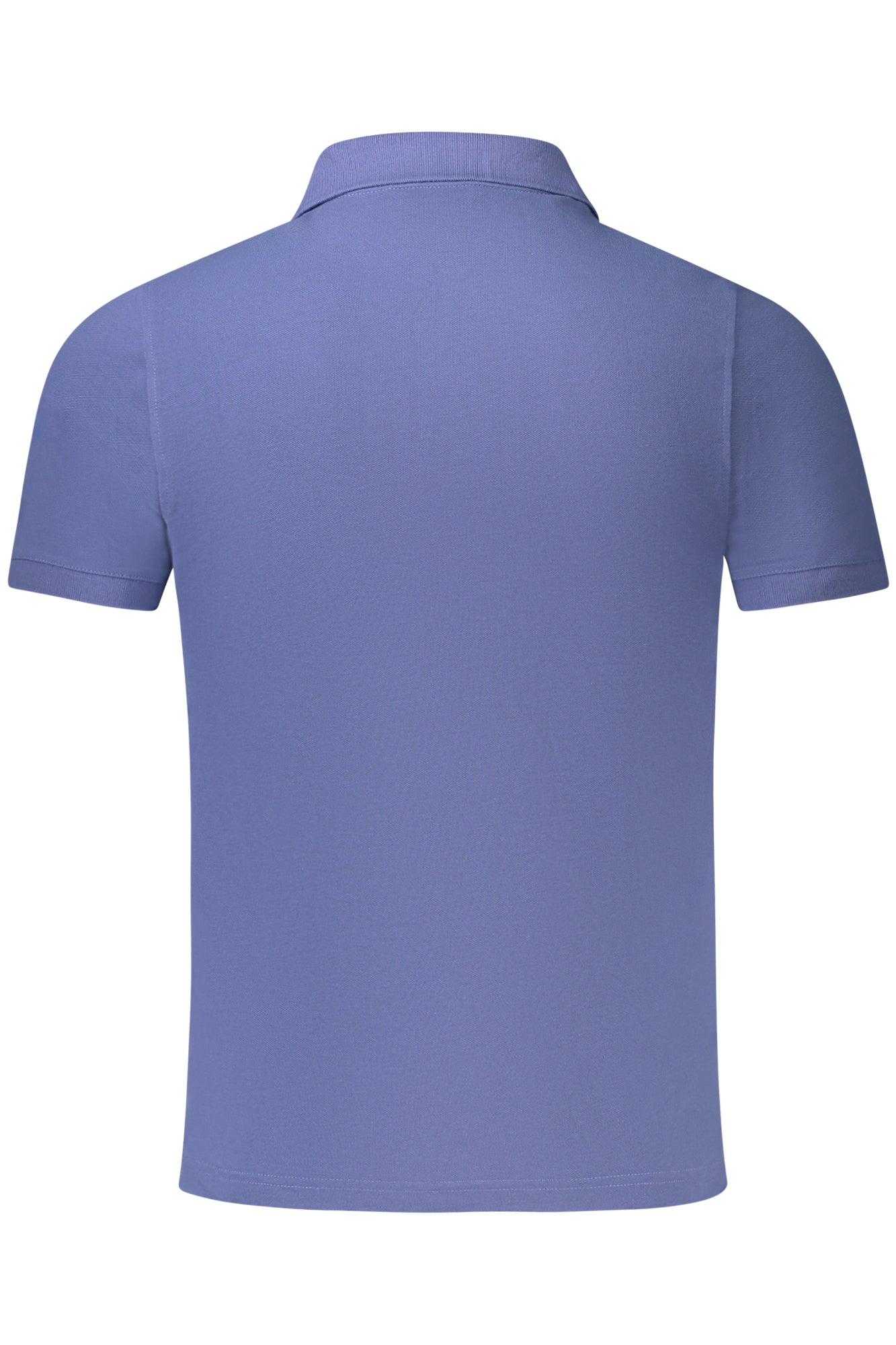 K5127BWAMEDEE_BLP35 – Blaues Herren Poloshirt mit Applikation und 2 Knöpfen - Kurzarm – Größe: L, XL, 2XL, S, M – Farbe: Blu