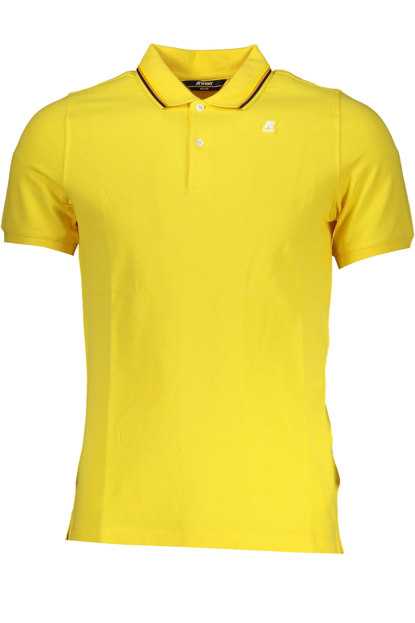 K7121JWJUD_GIXZ7 – Herren-Kurzarm-Poloshirt Gelb – Stilvolle Details & Applikation – Größe: S, M, L, XL, 2XL – Farbe: Giallo