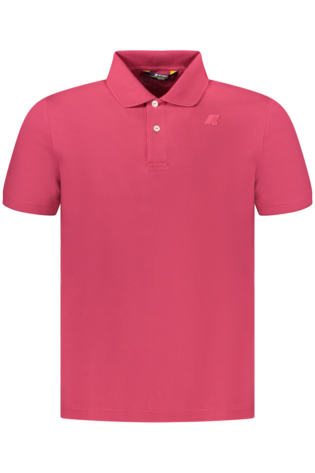 K5127BWAMEDEE_RSXBW – Herren Kurzarm-Poloshirt Rosa mit Logo & Applikation – Größe: S, M, L, XL – Farbe: Rosa
