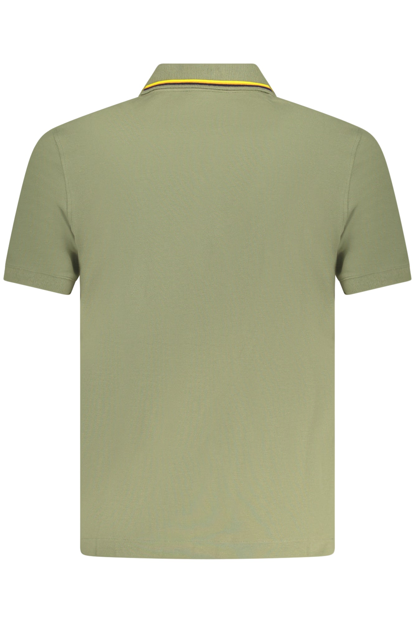 K1125DWJUDPIQUE_VEV15 – Herren Kurzarm-Poloshirt Grün mit Kontrastdetails und Logo – Größe: S, M, L, XL, 2XL – Farbe: Verde