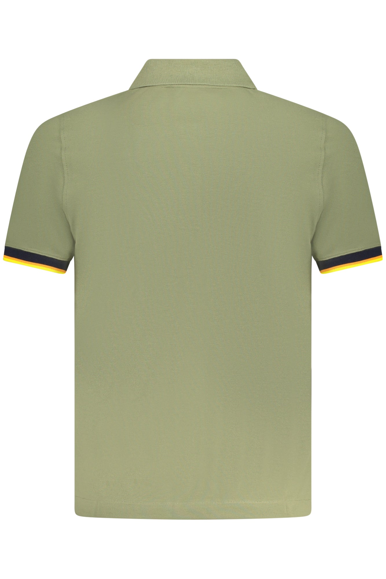 K1125BWVINCENTPIQUE_VEV15 – Herren Kurzarm-Poloshirt in Grün mit Kontrastdetails und Applikation – Größe: S, M, L, XL, 2XL – Farbe: Verde