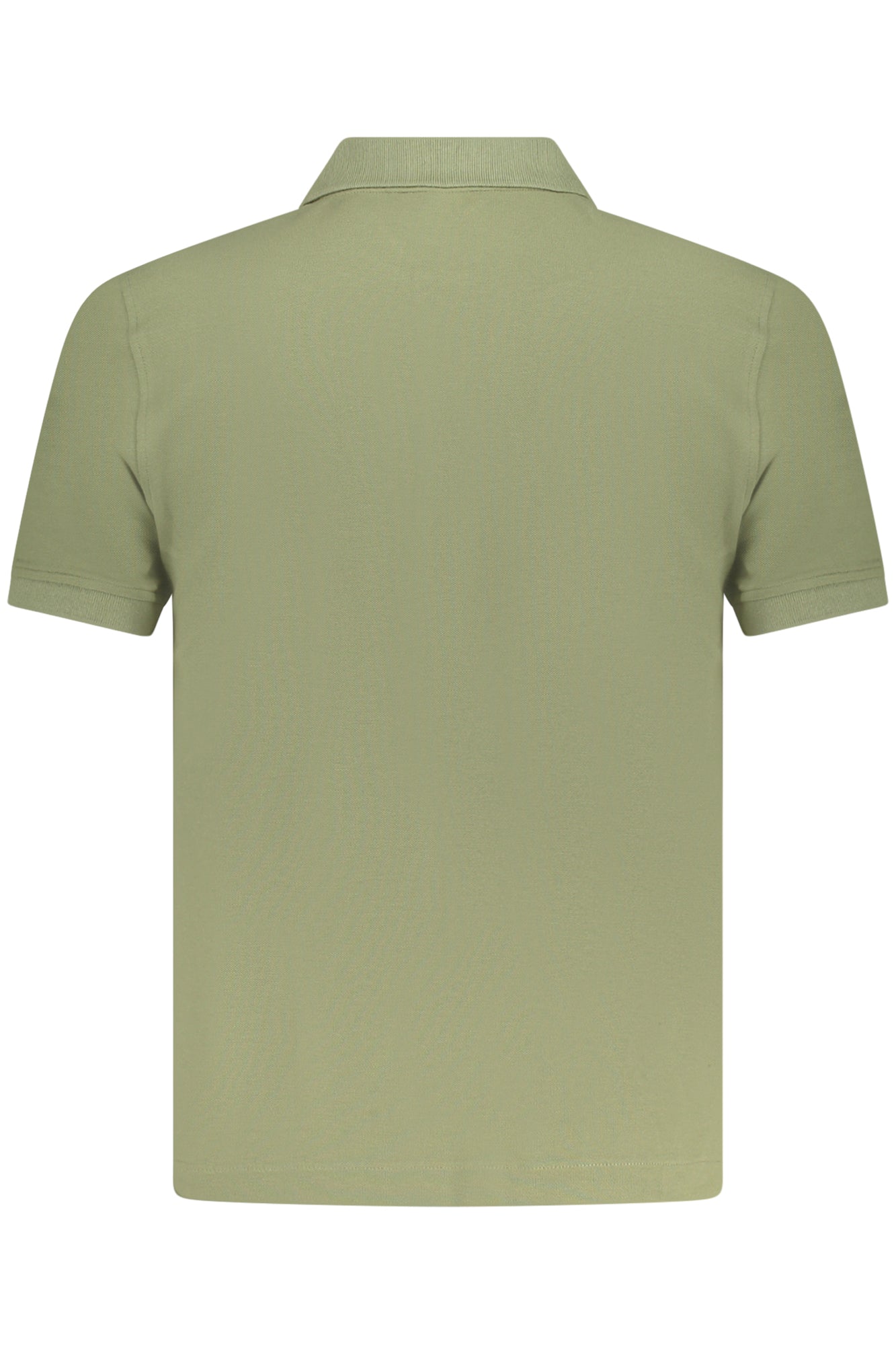 K1125CWVINNIEPIQUE_VEV15 – Grünes Herren-Poloshirt mit Applikation und Logo – Kurzarm, 2 Knöpfe – Größe: S, M, L, XL, 2XL – Farbe: Verde