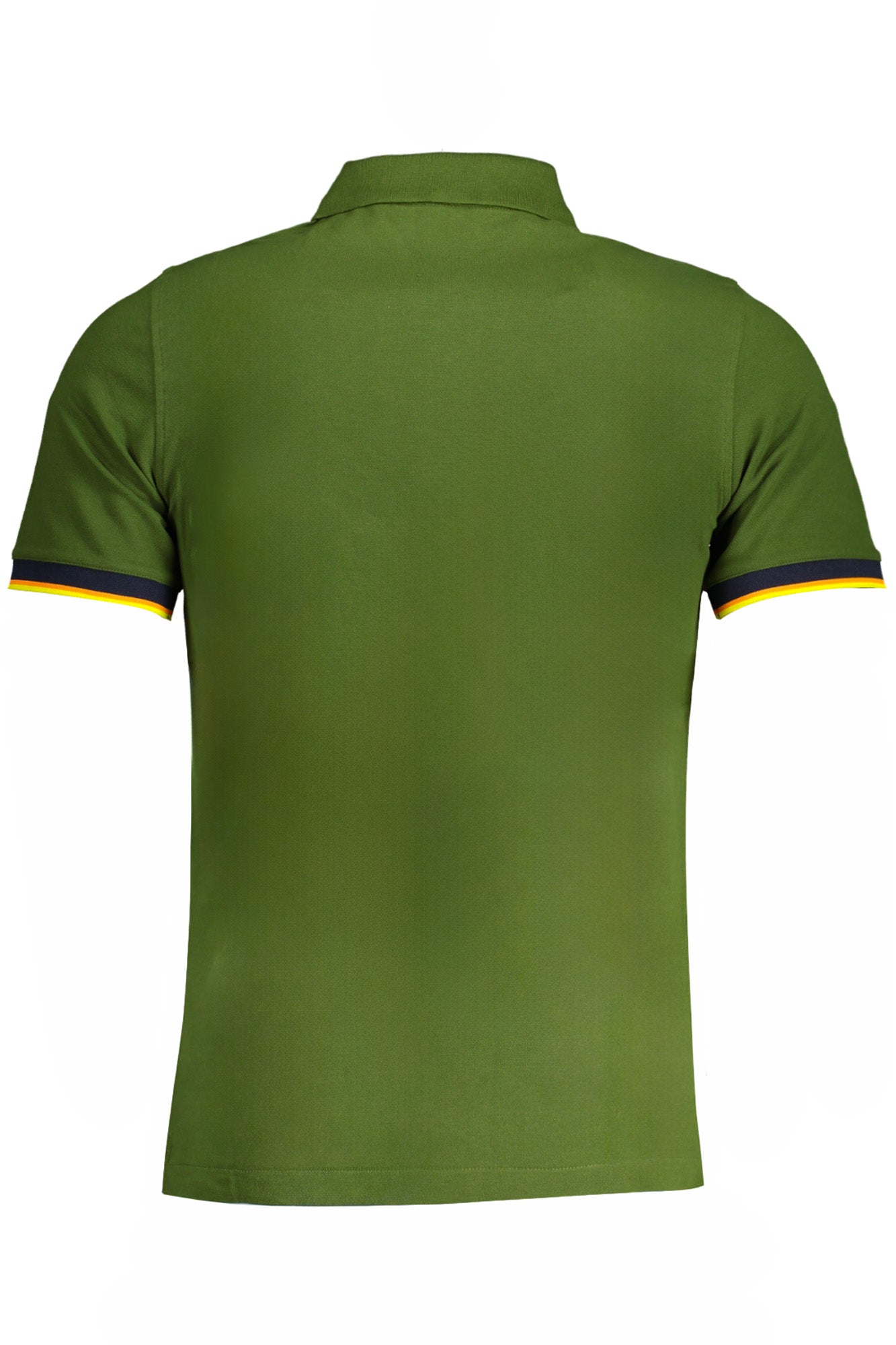 K7121IWVINCENT_VEH11 – Grünes Herren-Poloshirt mit Kontrastdetails und Logo-Applikation – Größe: S, M, XL, L, 2XL – Farbe: Verde