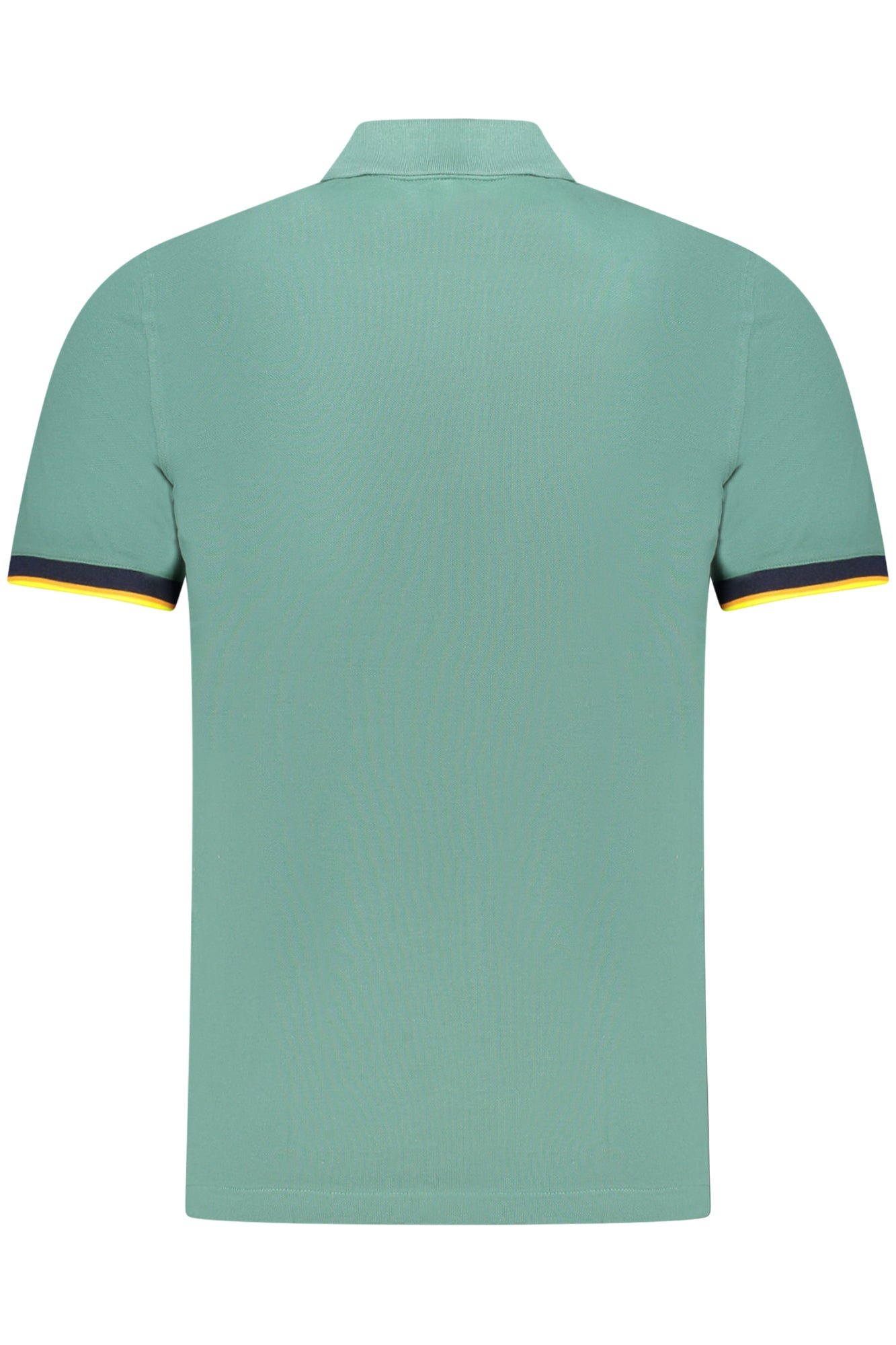 K7121IWVINCENT_VEXE0 – Herren Kurzarm-Poloshirt Grün mit Kontrastdetails und Applikation – Größe: S, M, L, XL, 2XL – Farbe: Verde