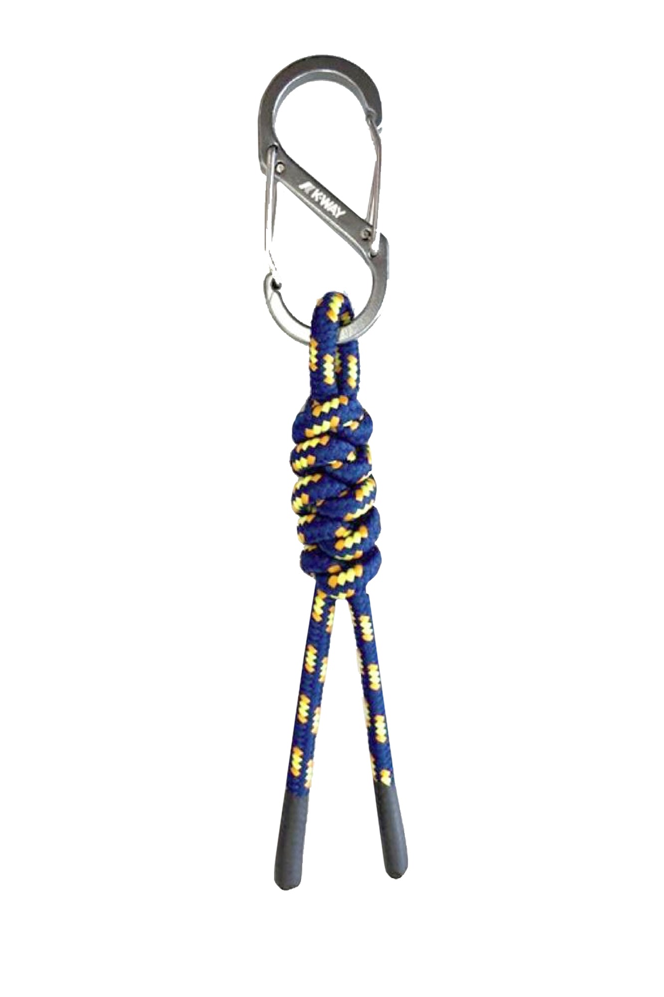 K7126FWFIRMIN_BLA5T – Stilvoller Blauer Schlüsselanhänger Herren mit Karabiner und Logo – Größe: UNI – Farbe: Blu