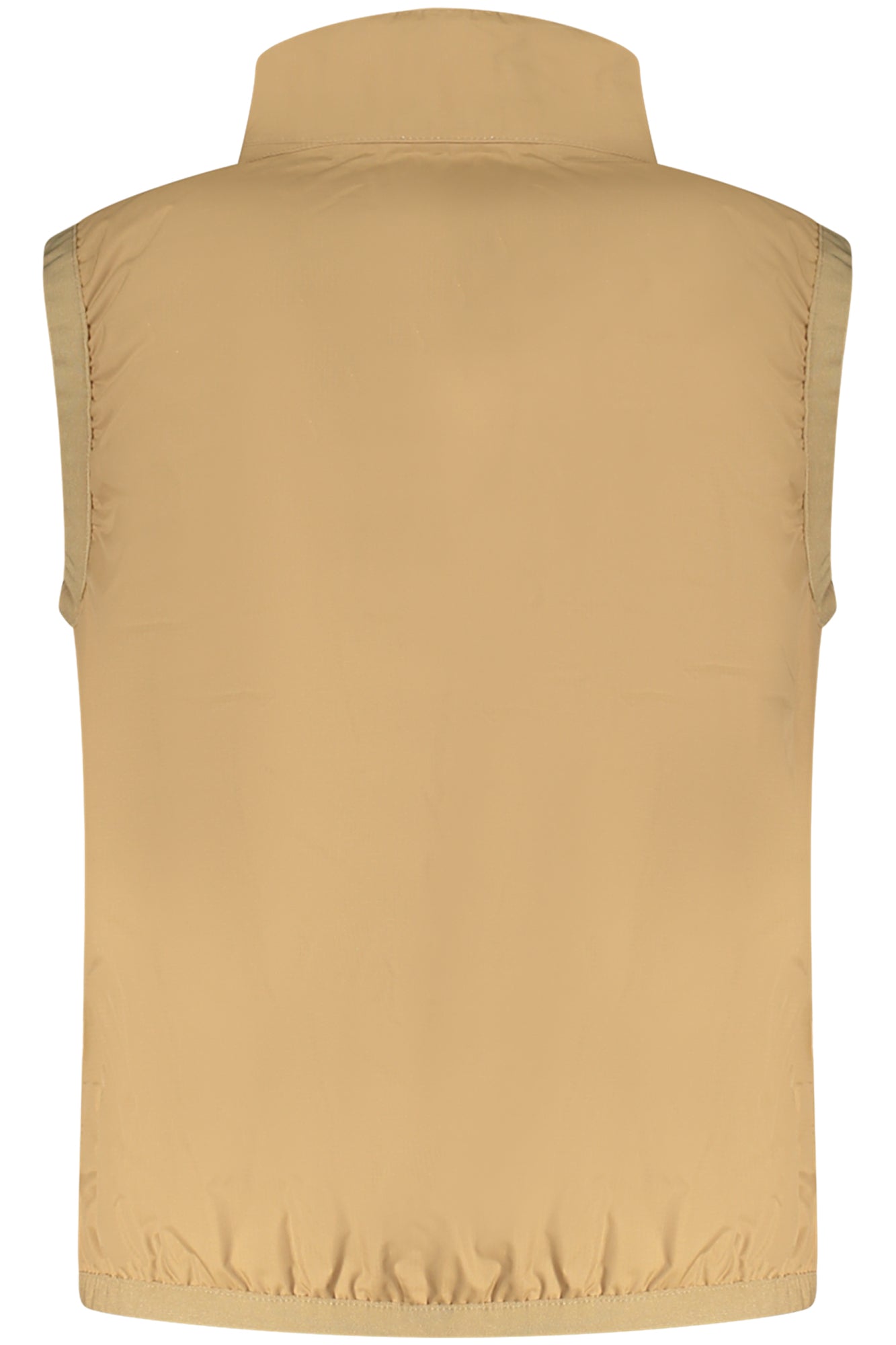 K6121DWPLEVRAI3ROULAND_MA045 – Ärmellose Kinderweste Braun mit Kontrastdetails und Reißverschluss – Größe: 16A, 14A, 12A, 8A, 10A, 4A, 6A – Farbe: Marrone