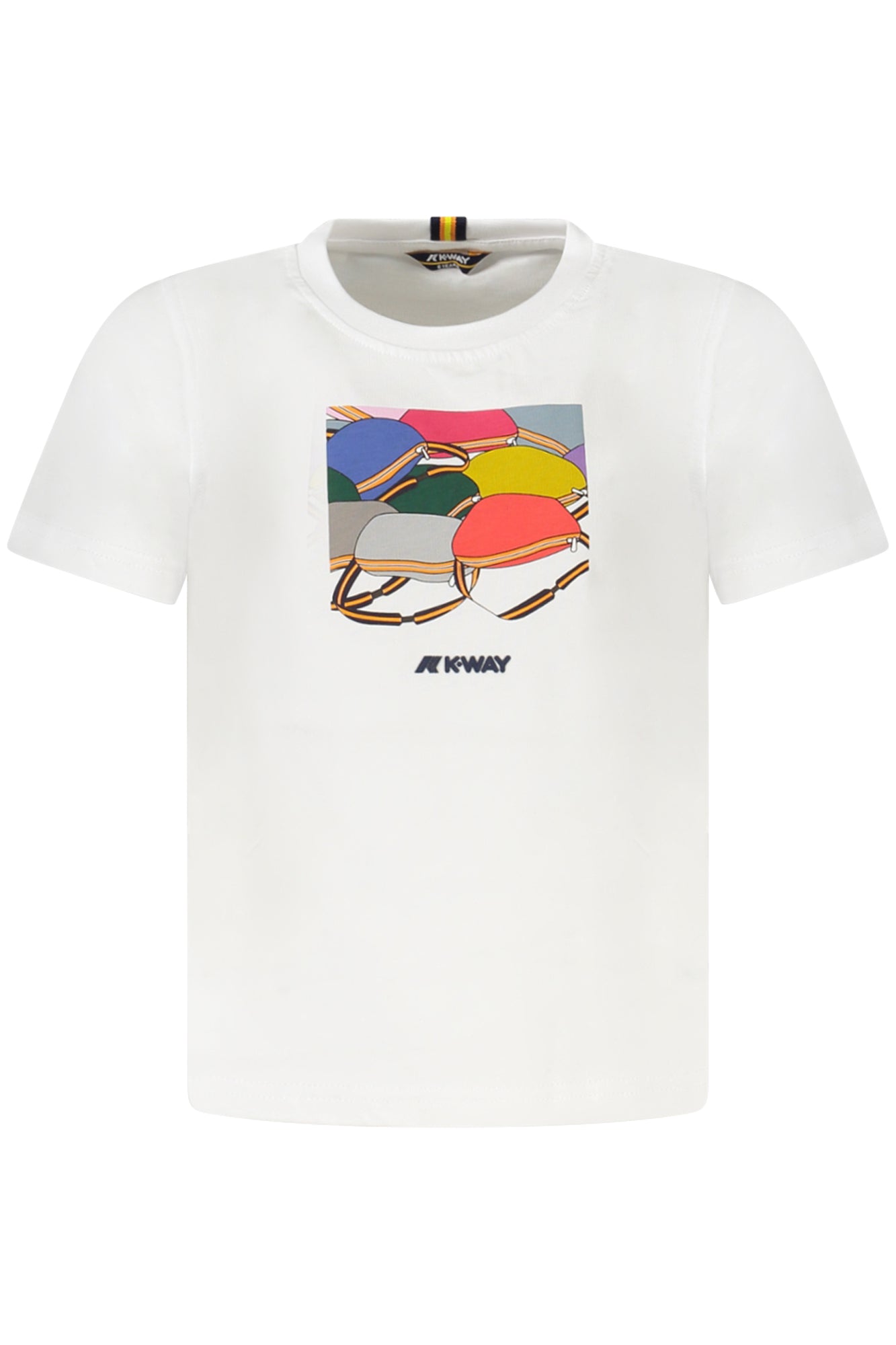 K3124FWPODOM_BI001 – Kinder Weißes Kurzarm T-Shirt mit Druck und Logo Rundhals-Design – Größe: 10A, 12A, 8A, 16A, 4A, 14A, 3A, 6A – Farbe: Bianco