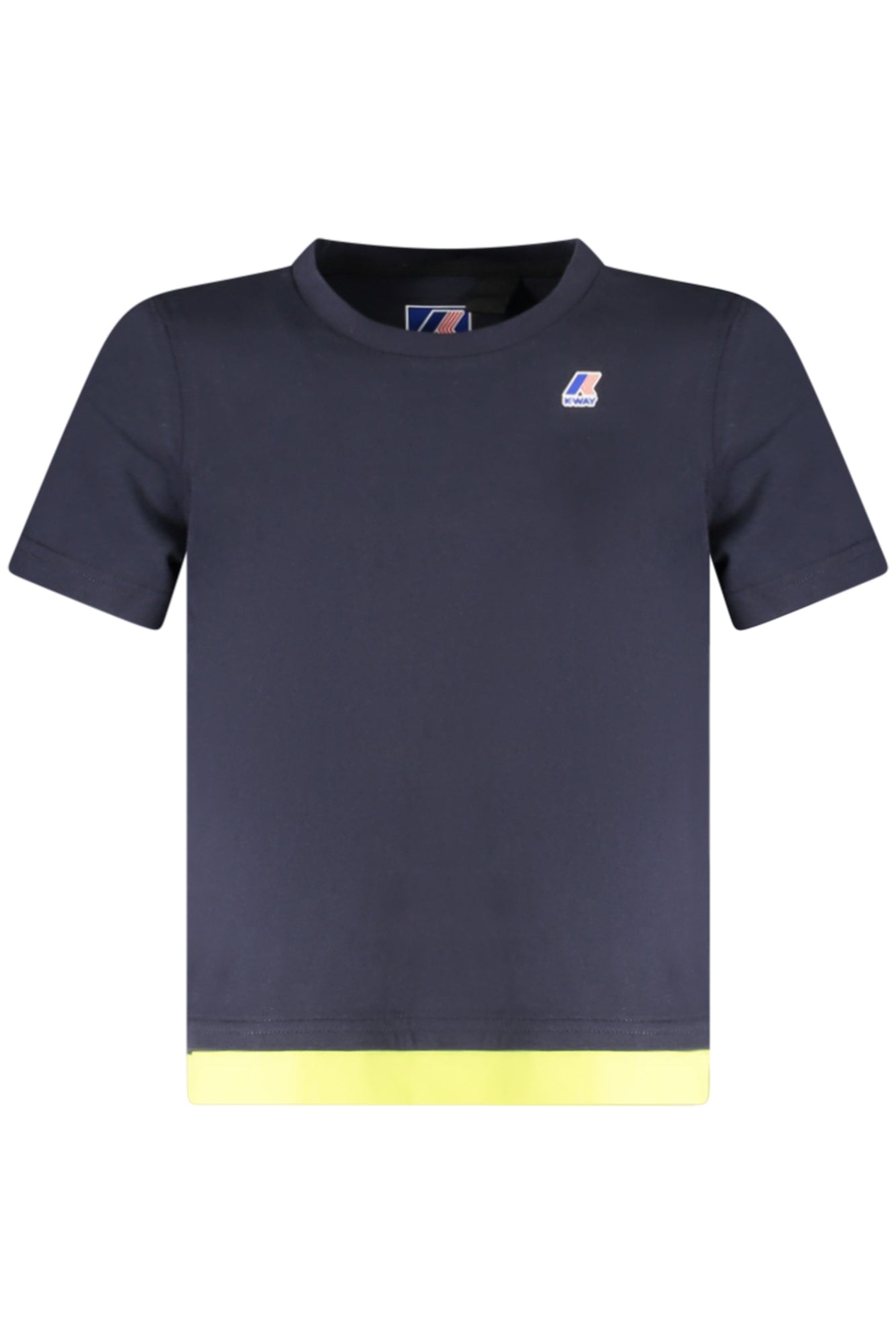 K7123NWPLEVRAISERILLE_BLA00 – Kinder T-Shirt Blau: Kurzarm, Rundhals, Kontrastdetails, Druck, Logo – Größe: 10A, 3A, 12A, 8A, 14A, 4A, 16A, 6A – Farbe: Blu