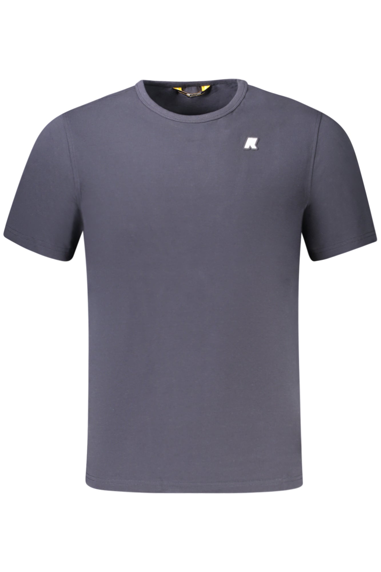 K8131UWADAME_BLK89 – Herren T-Shirt Blau: Kurzarm, Rundhals, Mit Logo & Applikation – Größe: S, M, L, XL – Farbe: Blu