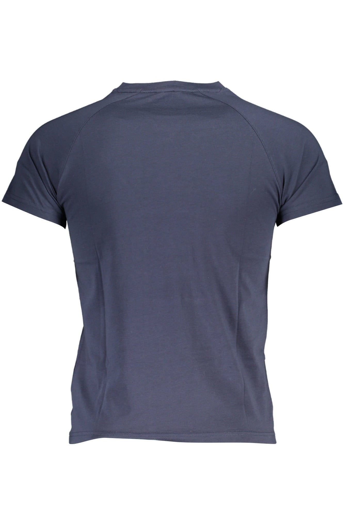 K0074Q0_8FE3CB4_BLUK89BLU – Herren Kurzarm T-Shirt Blau mit Rundhals und Logoapplikation – Größe: 3XL, M, XL – Farbe: Blu
