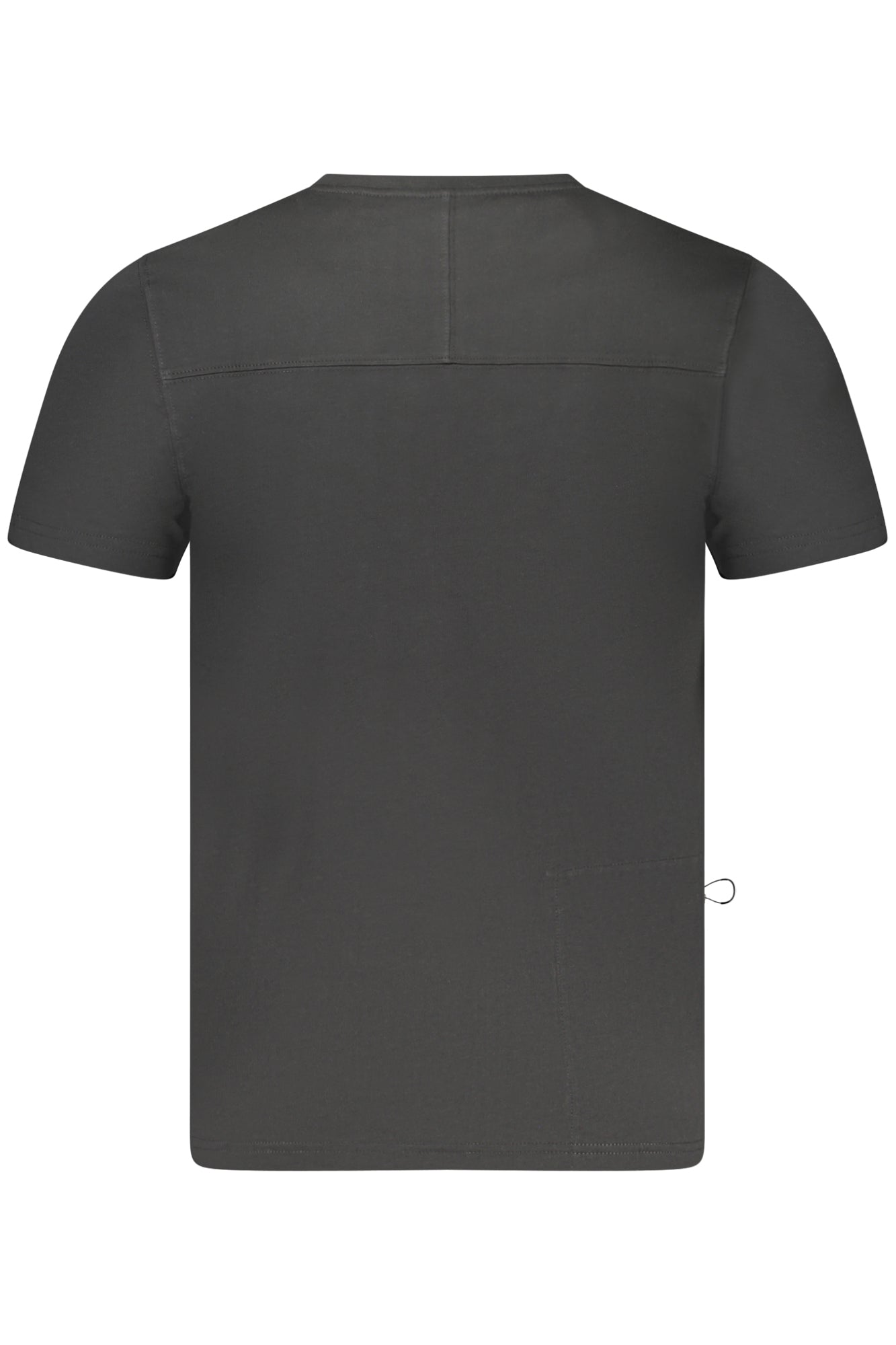 K7142KWLEONIDE_NEUSY – Kurzärmliges Herren T-Shirt in Schwarz mit Rundhalsausschnitt & Druck – Größe: S, M, L, XL, 2XL – Farbe: Nero