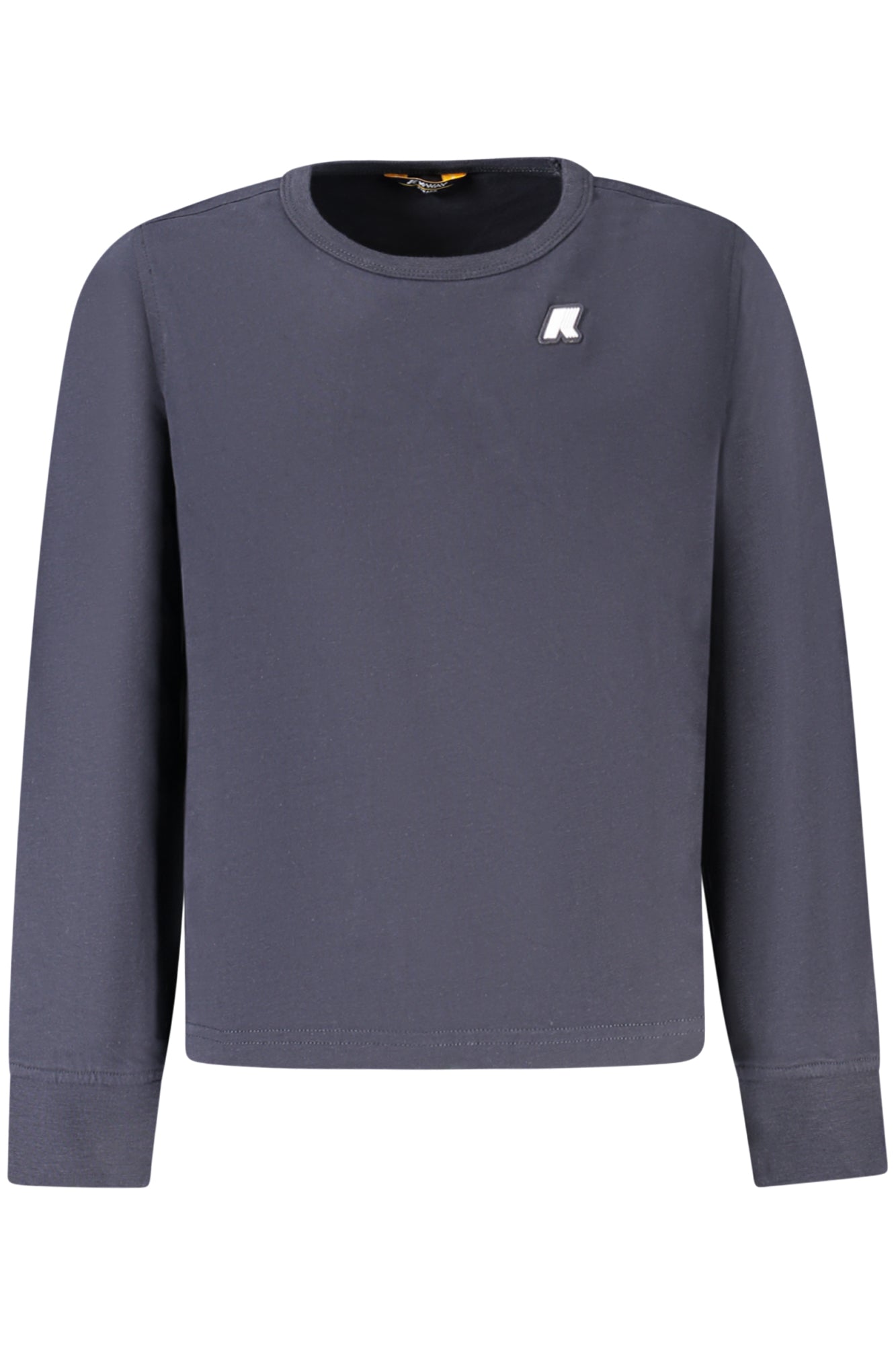 K8138CWPELMERPEACH_BLK89 – Stylisches Herren Langarmshirt in Blau mit Applikation und Logo – Größe: 12A, 10A, 6A, 8A, 14A – Farbe: Blu