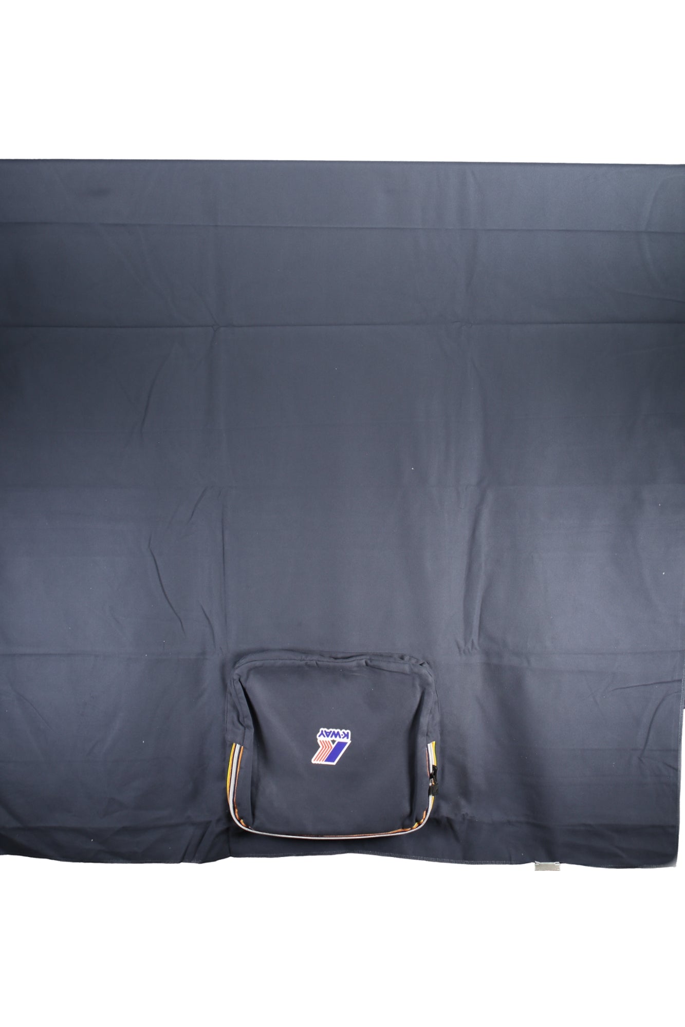 K21322WLEVRAIGILLIE_BLK89 – Herren-Mikrofaser-Strandtuch Blau mit Reißverschlusstasche & Karabiner – Größe: UNI – Farbe: Blu