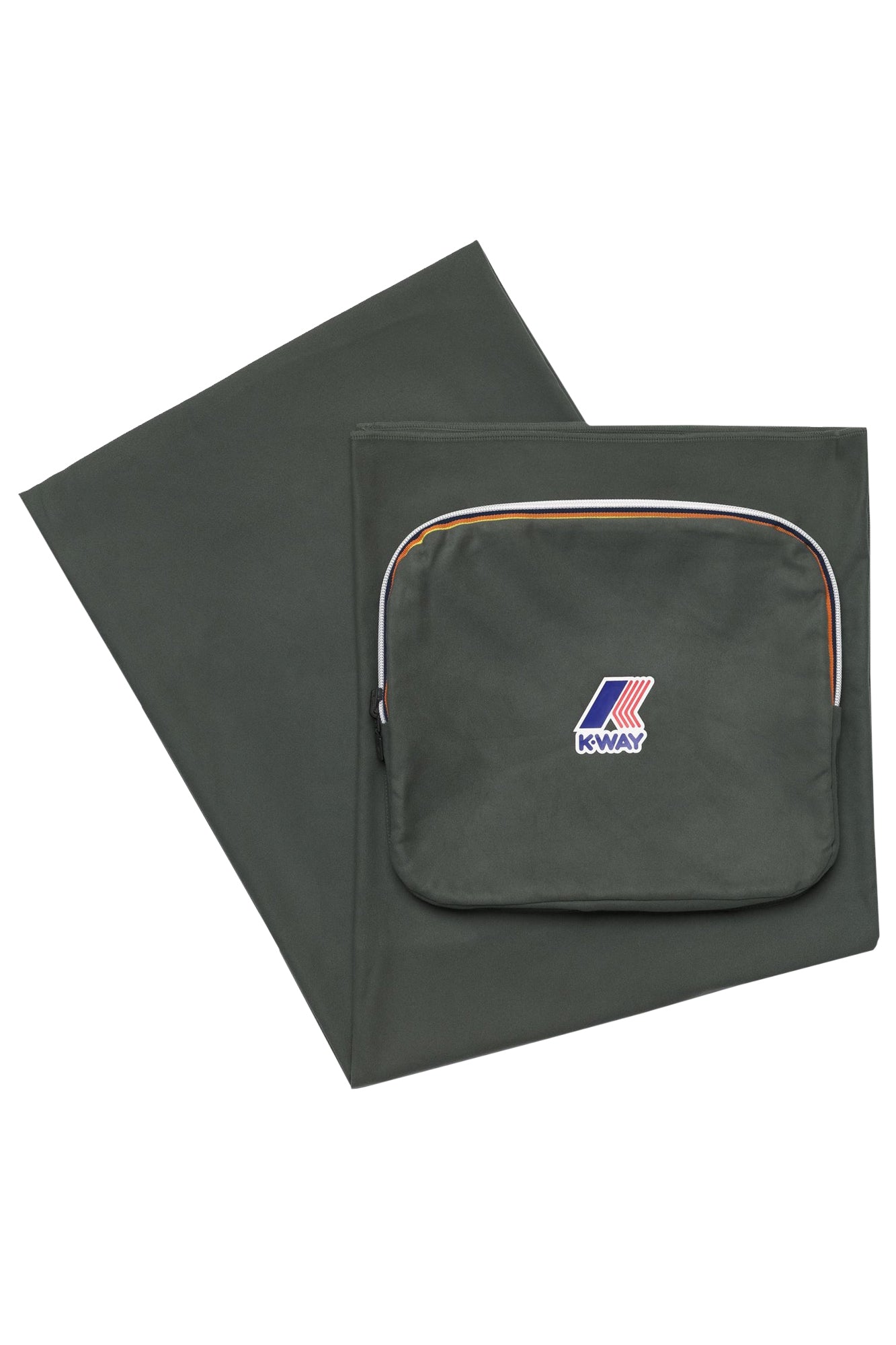 K21322WLEVRAIGILLIE_VEWMR – Herren Strandtuch Grün - Mikrofaser, 180x100 cm, mit Reißverschlusstasche – Größe: UNI – Farbe: Verde