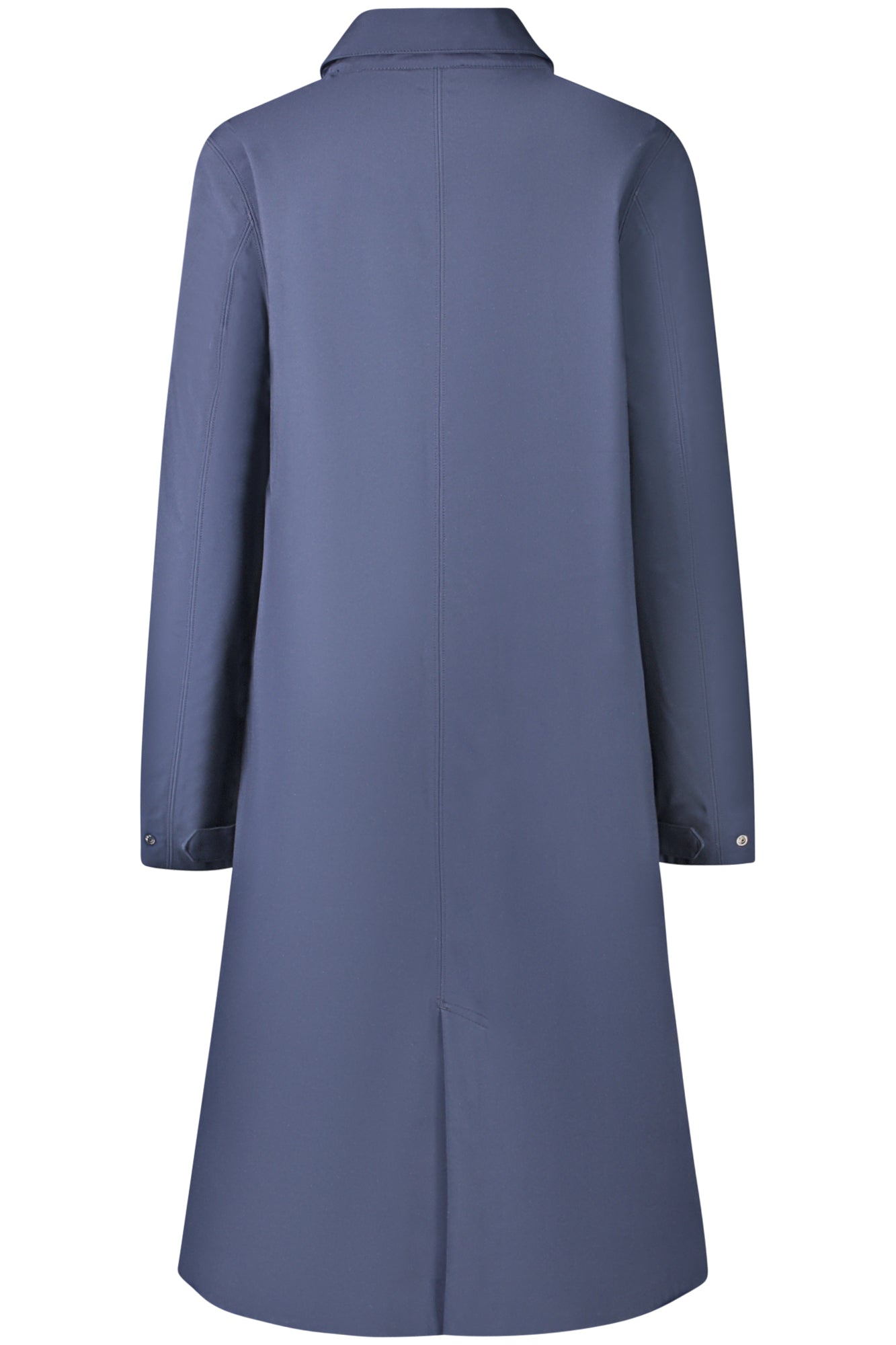 K6117XWSONDREBONDED_BLA2B – Eleganter Damen-Trenchcoat in Blau mit Fleece-Futter und Taschen – Größe: S, M, L – Farbe: Blu