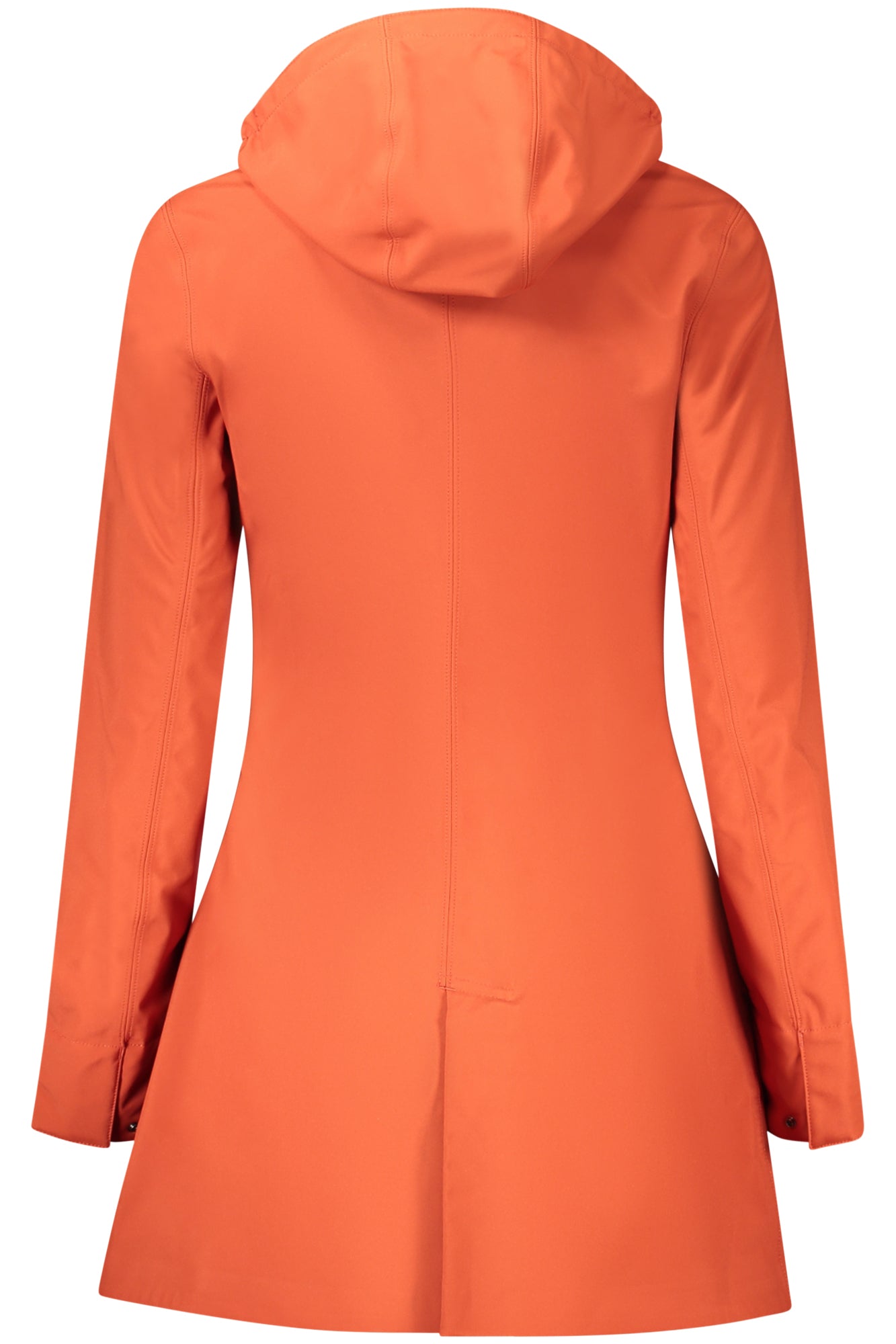 K2148BWMATHYBONDED_ROAS8 – Eleganter Roter Damen Trenchcoat mit Kapuze und Taschen – Größe: L, S, XL, M – Farbe: Rosso