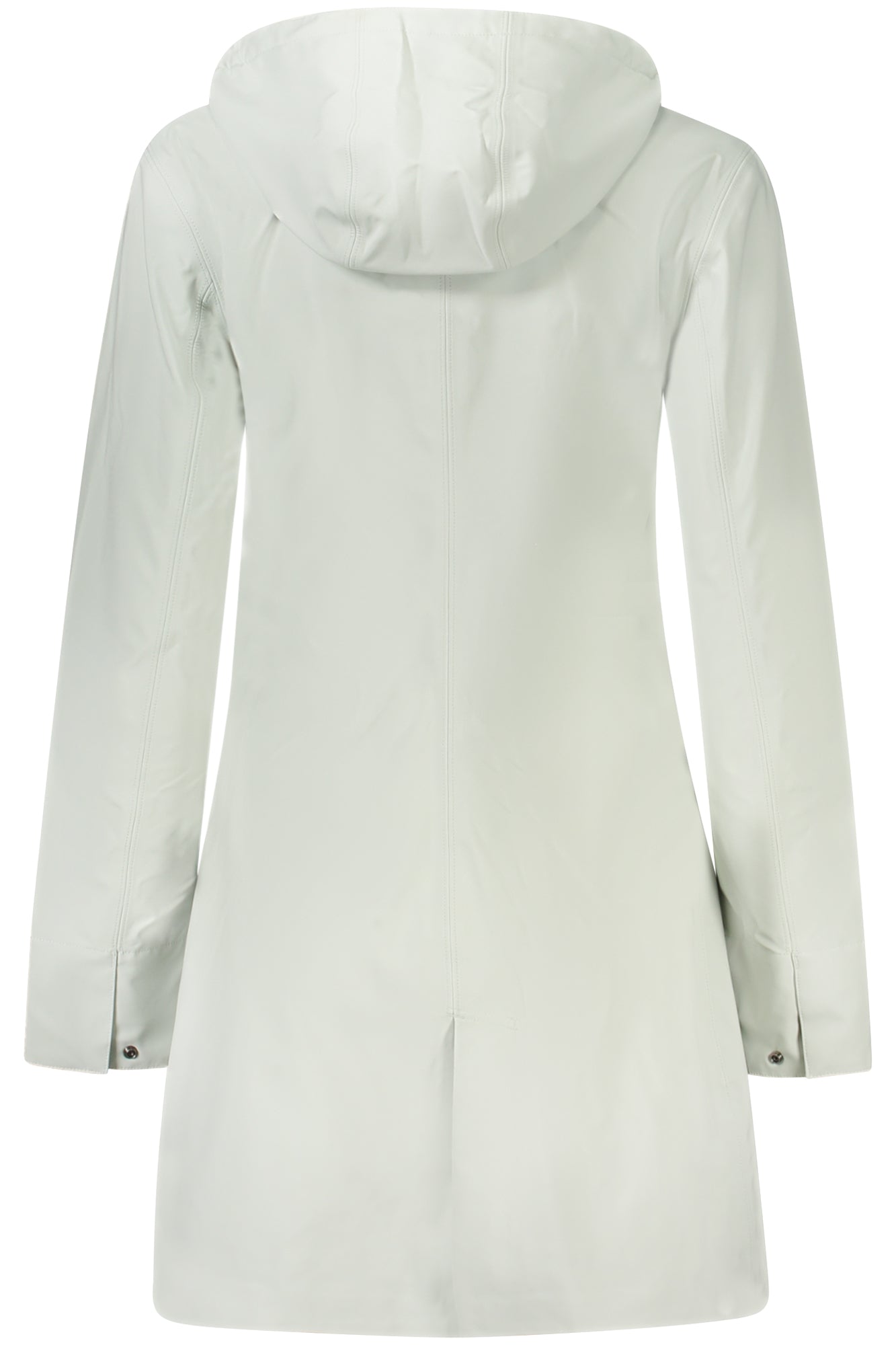 K7127JWMATHYBONDED_VEW7N – Eleganter Damen Trenchcoat Grün – Mit Kapuze & Taschen – Größe: L, M, S, XL – Farbe: Verde