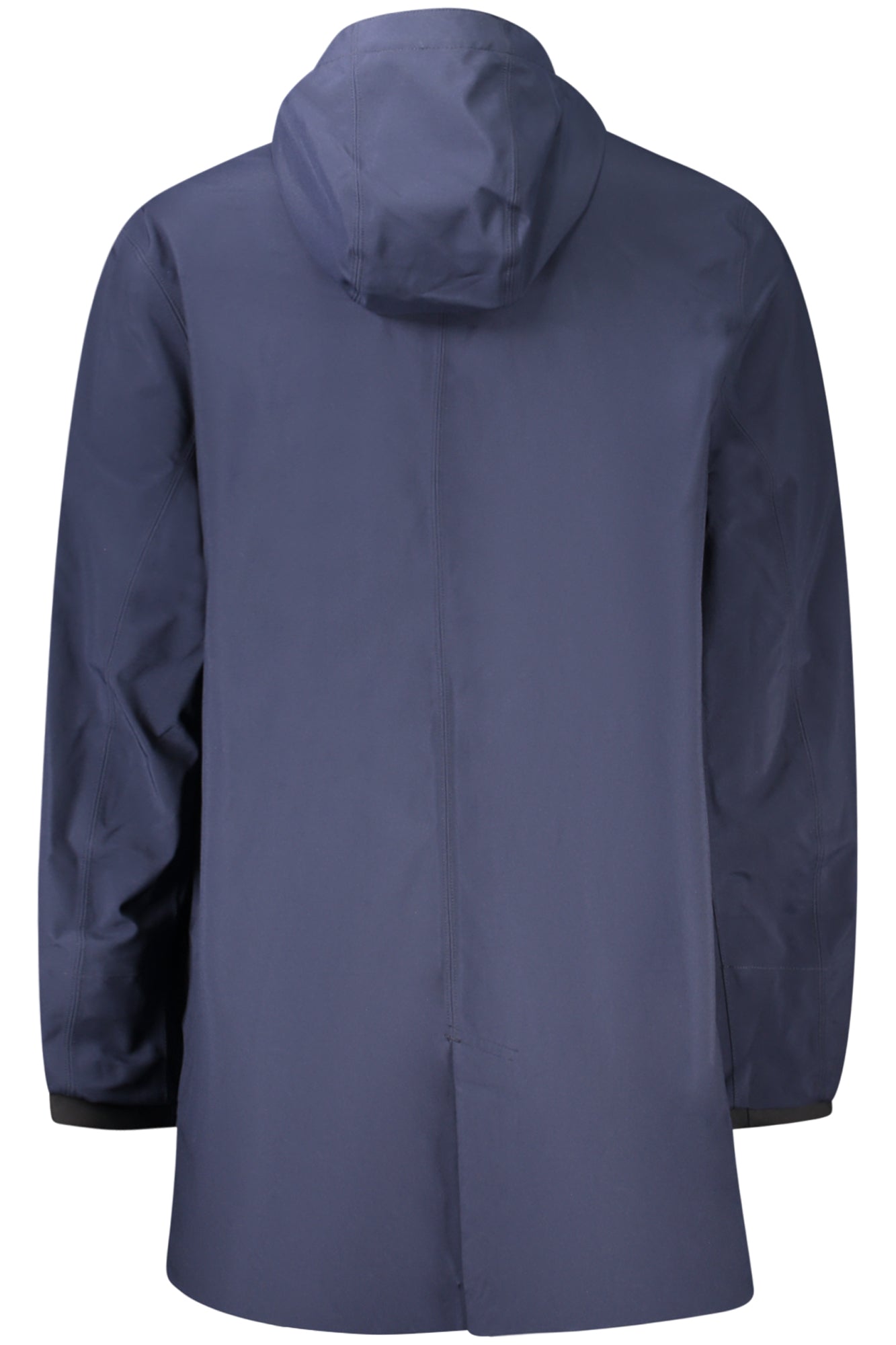 K5126SWTOMMYBONDED_BLK89 – Herren Trench in Blau mit Kapuze und Applikation - Stilvoll & Praktisch – Größe: 3XL, 2XL, XL – Farbe: Blu